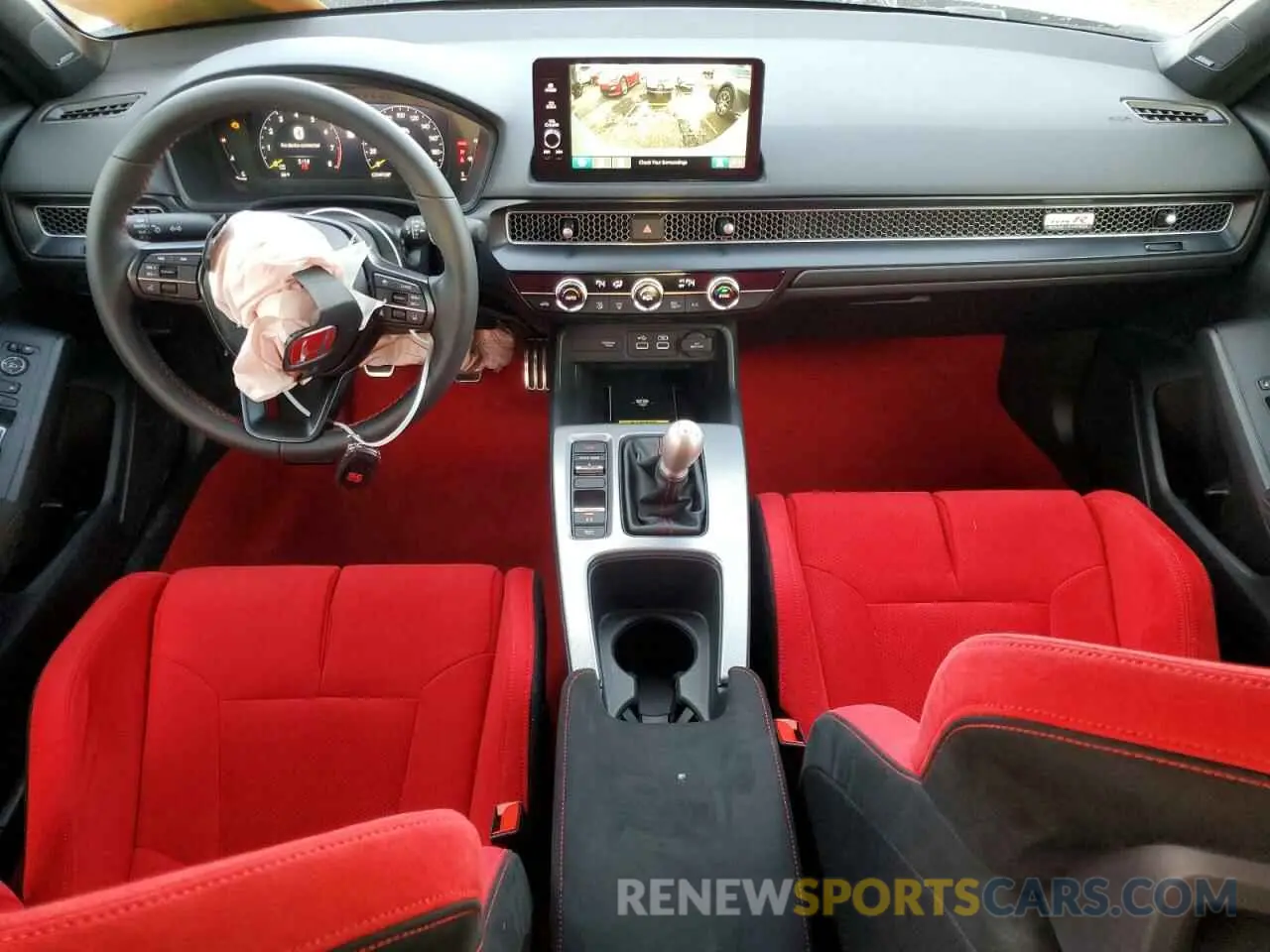 8 fotografías del automóvil dañado JHMFL5G4XRX005040 HONDA CIVIC 2024