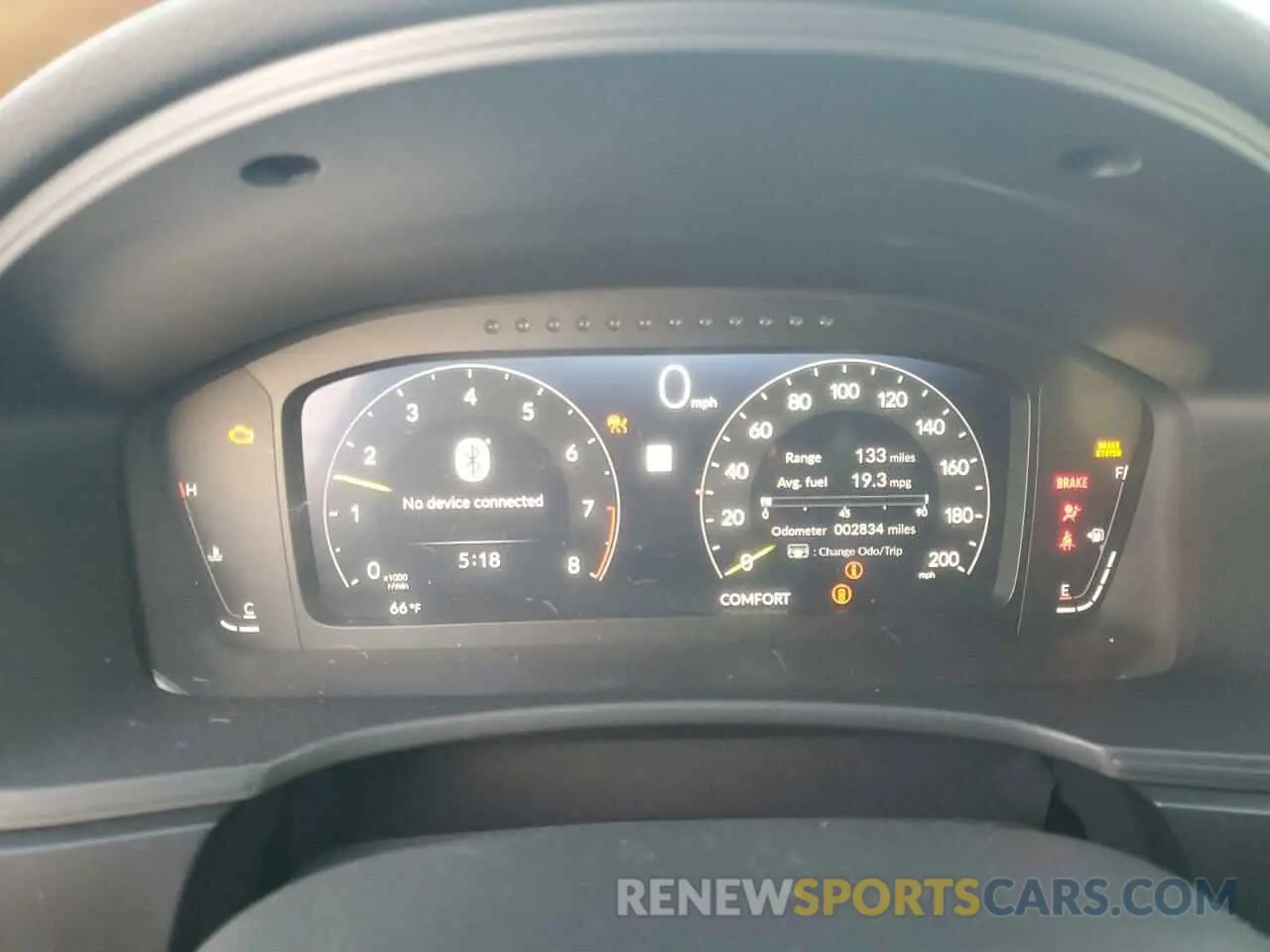 9 fotografías del automóvil dañado JHMFL5G4XRX005040 HONDA CIVIC 2024
