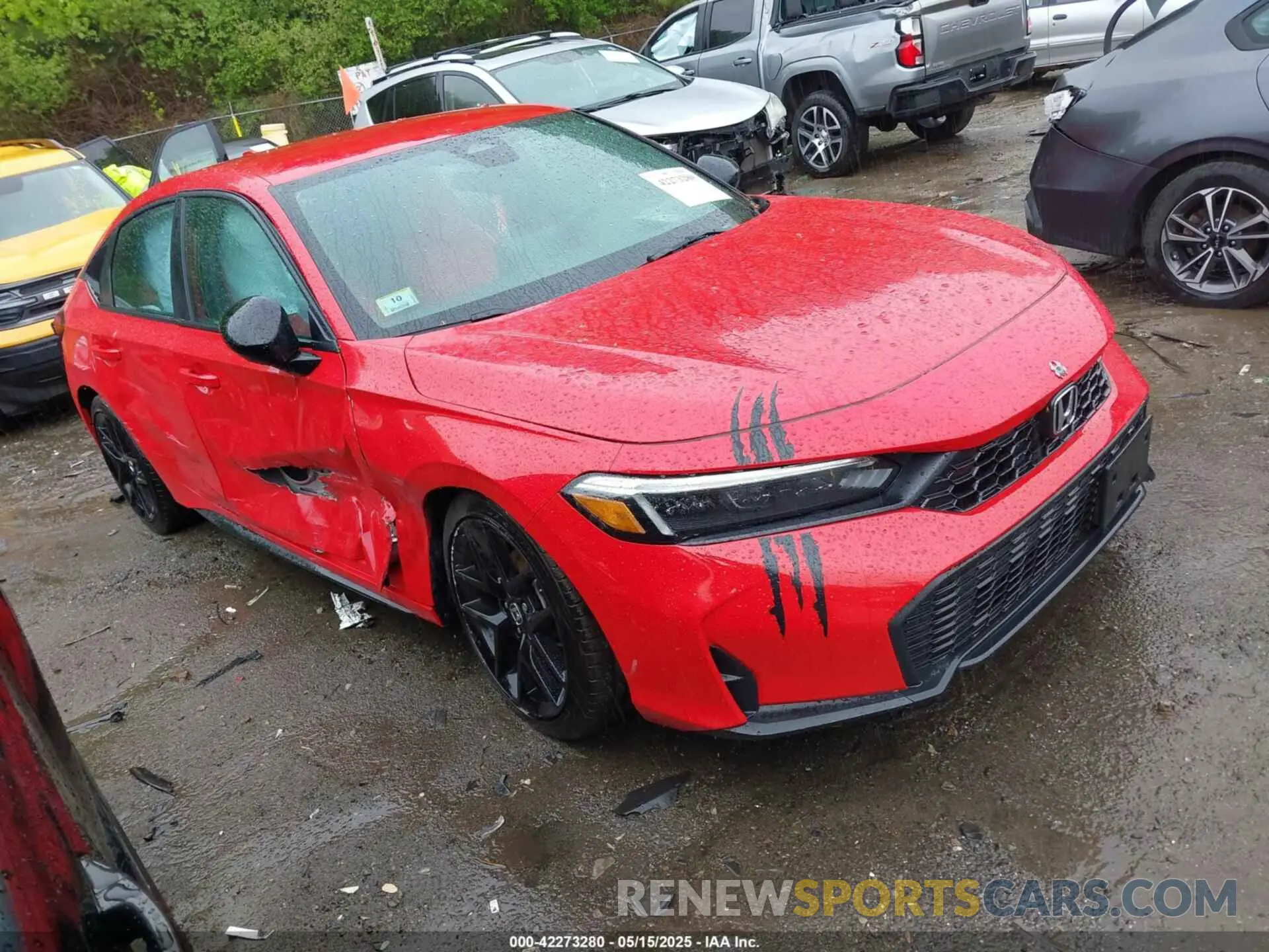 1 fotografías del automóvil dañado 19XFL2H82SE001698 HONDA CIVIC 2025