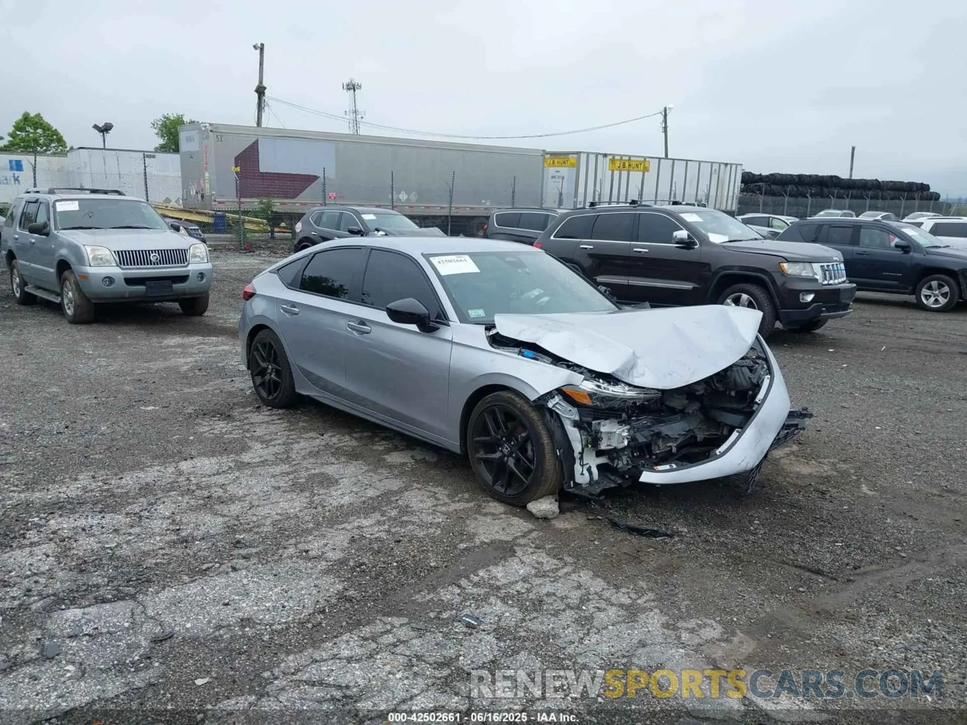 1 fotografías del automóvil dañado 19XFL2H82SE004732 HONDA CIVIC 2025