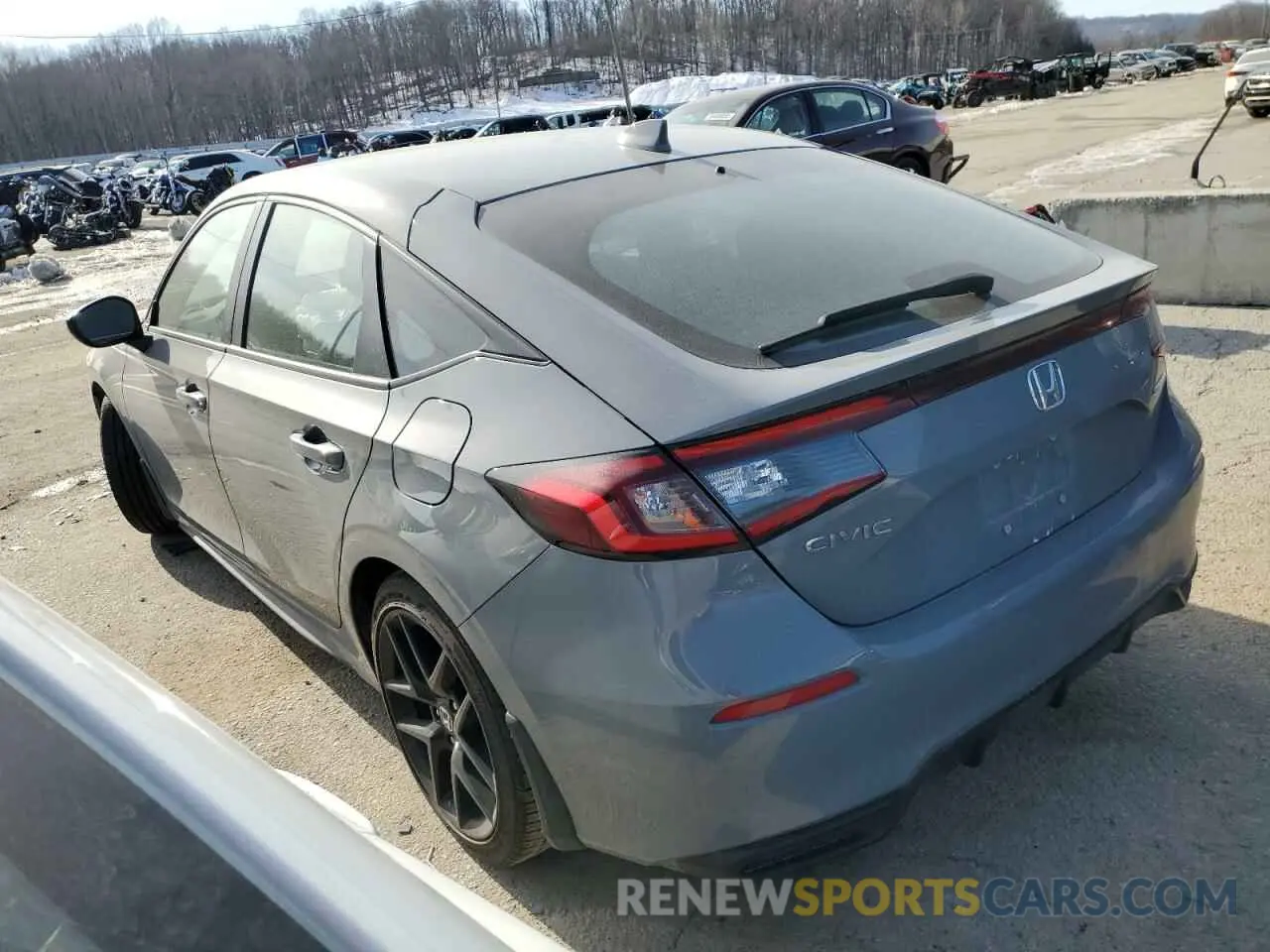 2 fotografías del automóvil dañado 19XFL2H83SE001872 HONDA CIVIC 2025