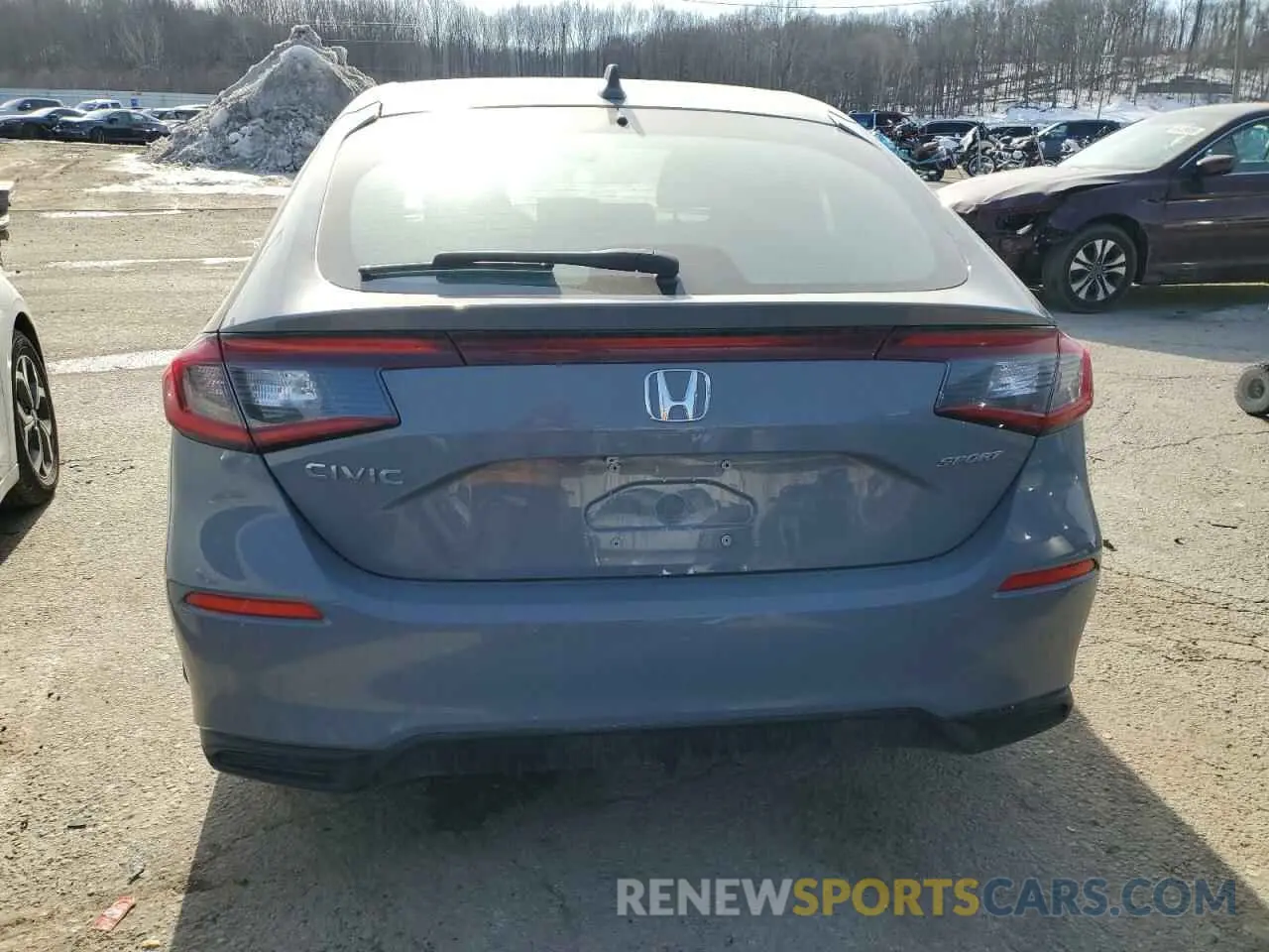 6 fotografías del automóvil dañado 19XFL2H83SE001872 HONDA CIVIC 2025