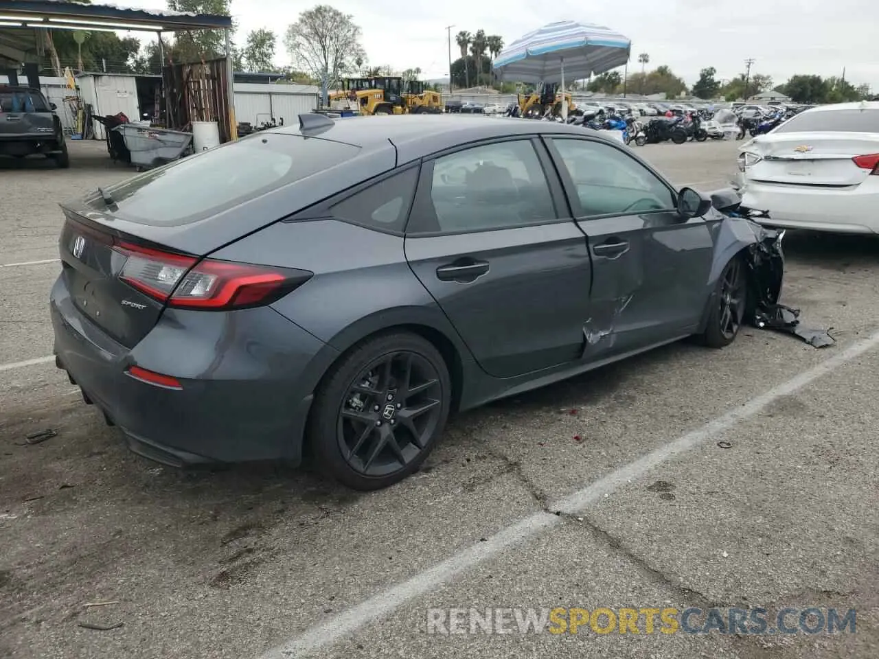3 fotografías del automóvil dañado 19XFL2H83SE010135 HONDA CIVIC 2025