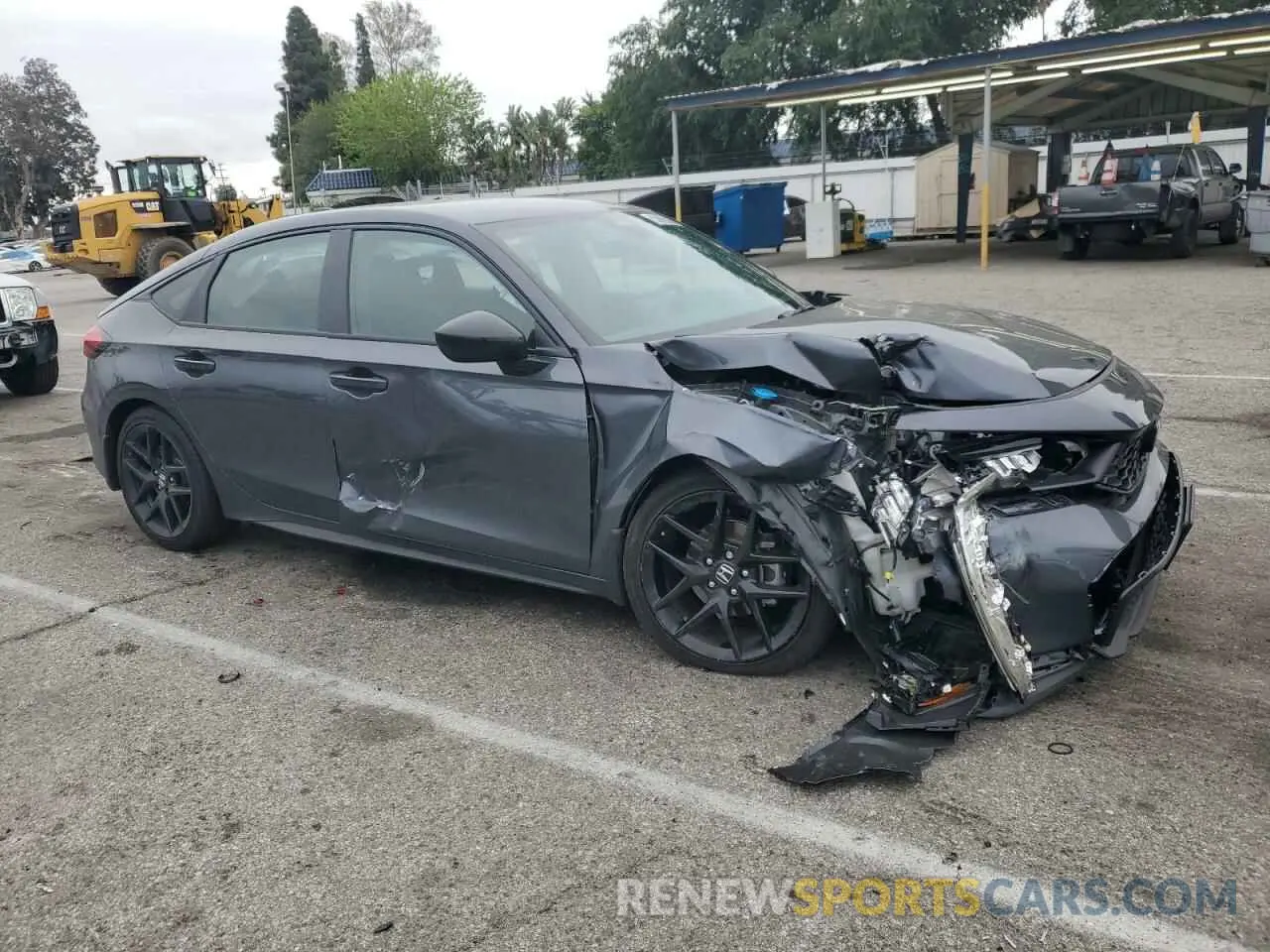 4 fotografías del automóvil dañado 19XFL2H83SE010135 HONDA CIVIC 2025