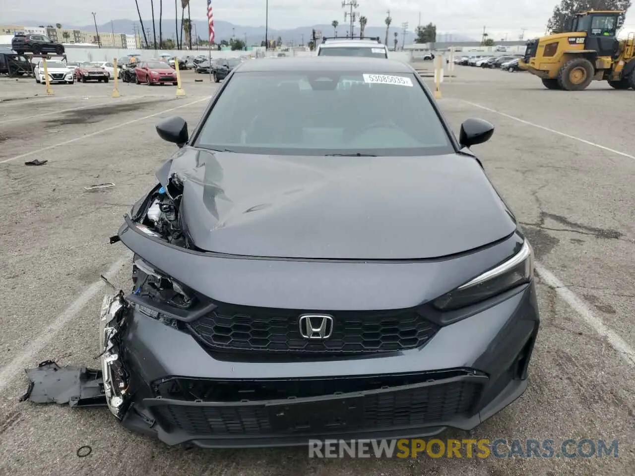 5 fotografías del automóvil dañado 19XFL2H83SE010135 HONDA CIVIC 2025