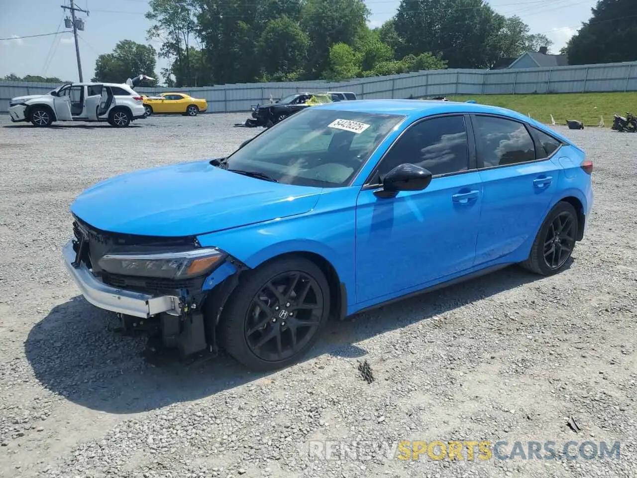 1 fotografías del automóvil dañado 19XFL2H83SE010474 HONDA CIVIC 2025