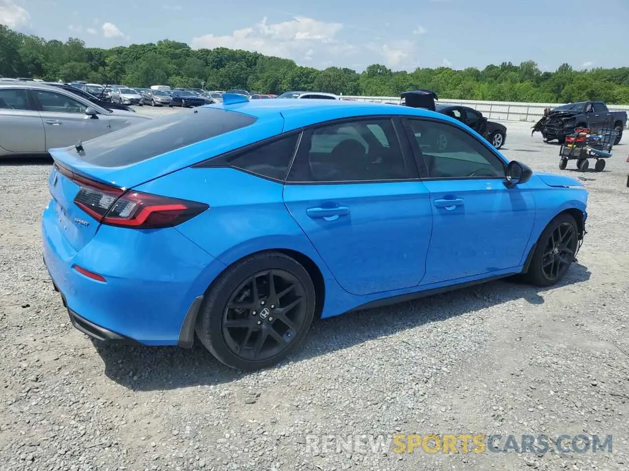 3 fotografías del automóvil dañado 19XFL2H83SE010474 HONDA CIVIC 2025