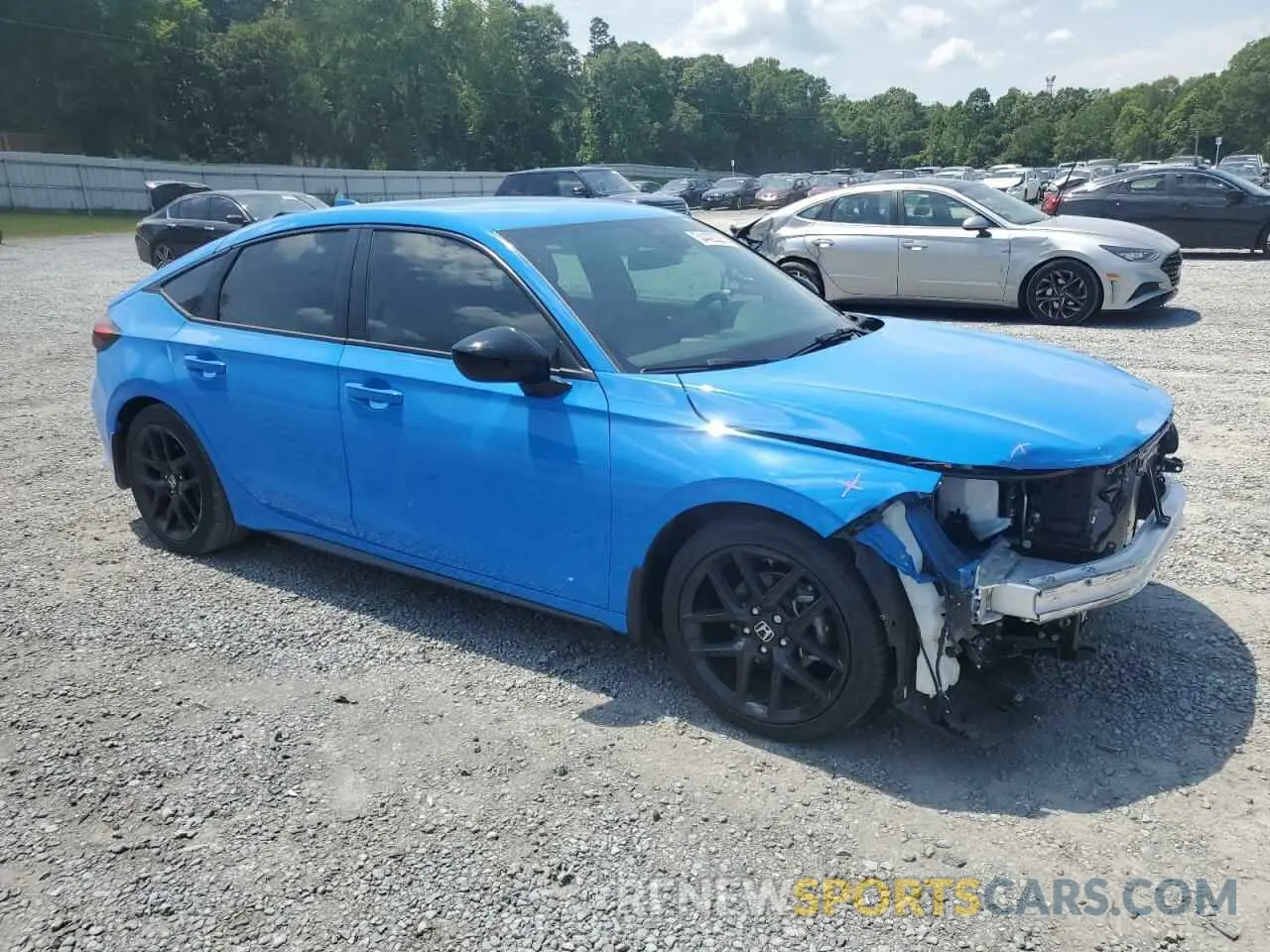 4 fotografías del automóvil dañado 19XFL2H83SE010474 HONDA CIVIC 2025