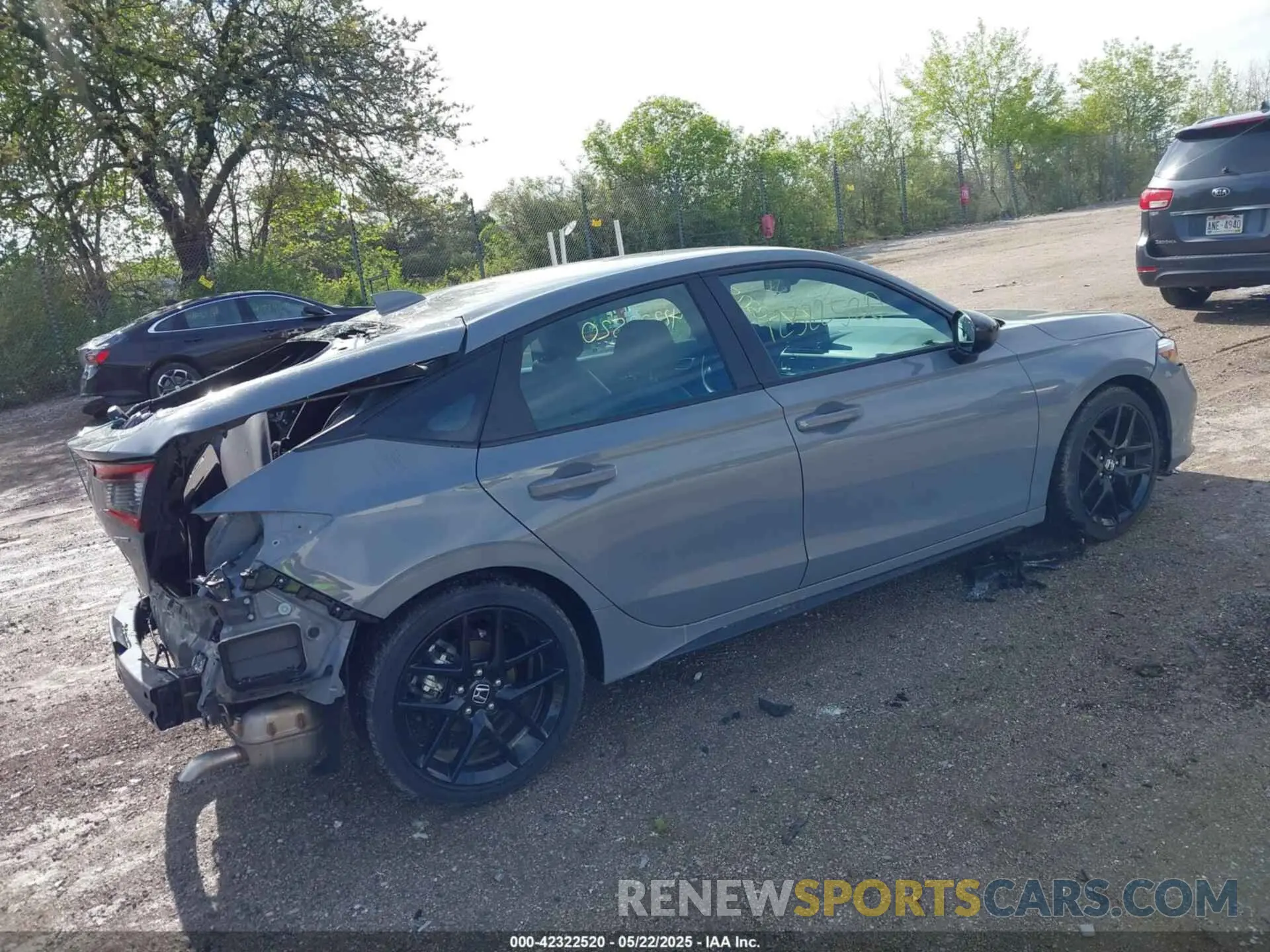 4 fotografías del automóvil dañado 19XFL2H83SE012631 HONDA CIVIC 2025
