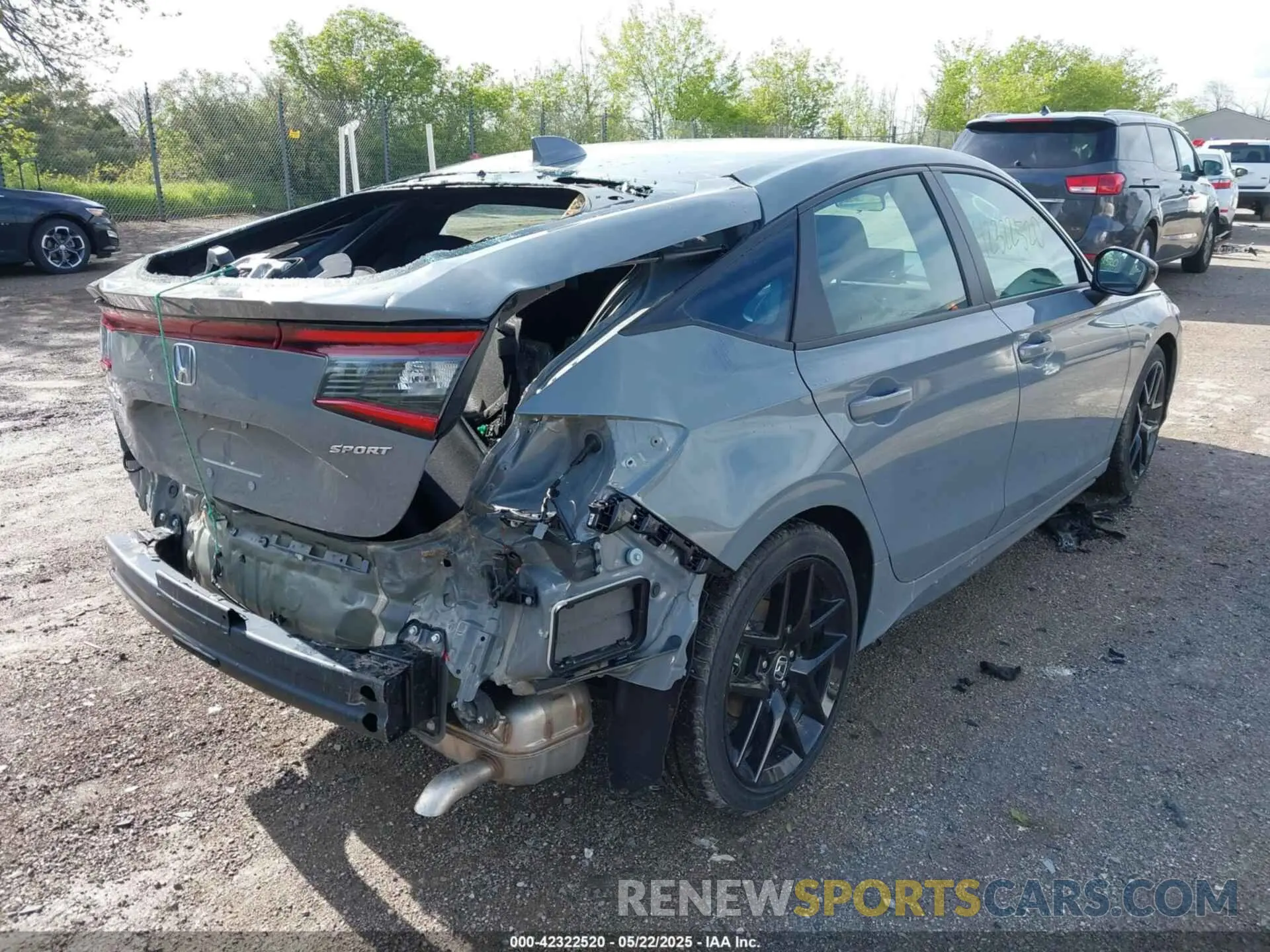 6 fotografías del automóvil dañado 19XFL2H83SE012631 HONDA CIVIC 2025