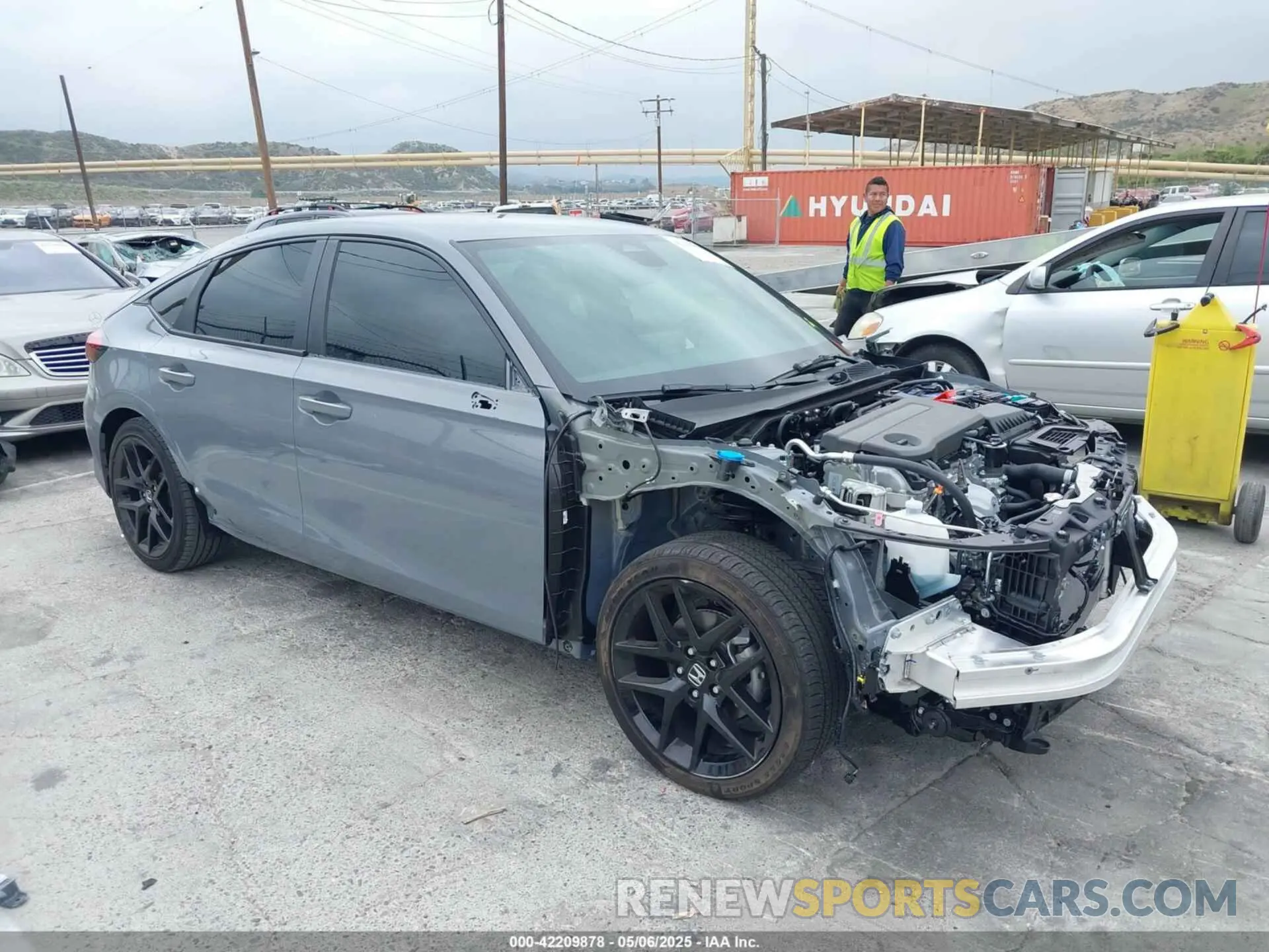 1 fotografías del automóvil dañado 19XFL2H83SE015318 HONDA CIVIC 2025