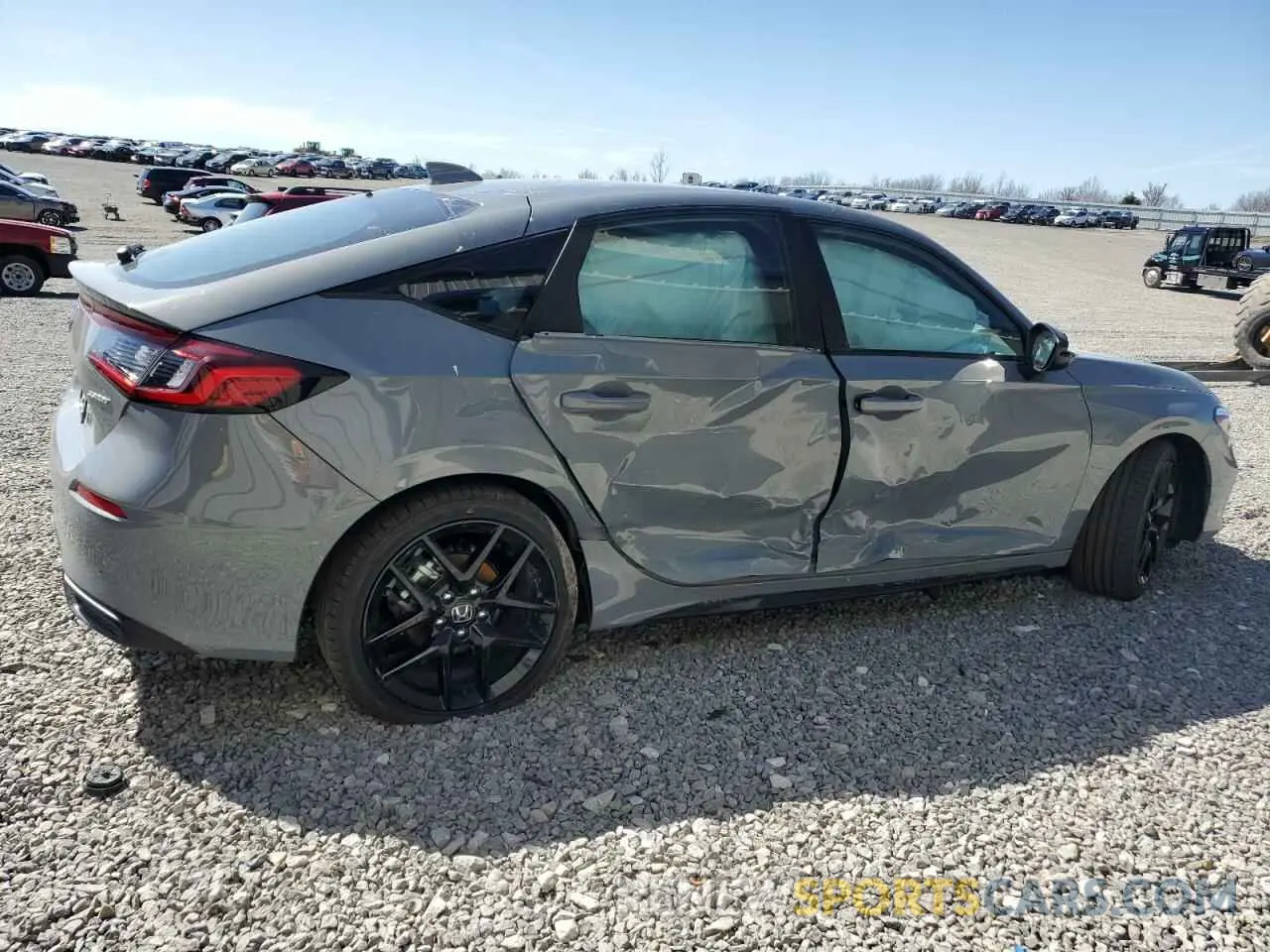 3 fotografías del automóvil dañado 19XFL2H85SE012372 HONDA CIVIC 2025