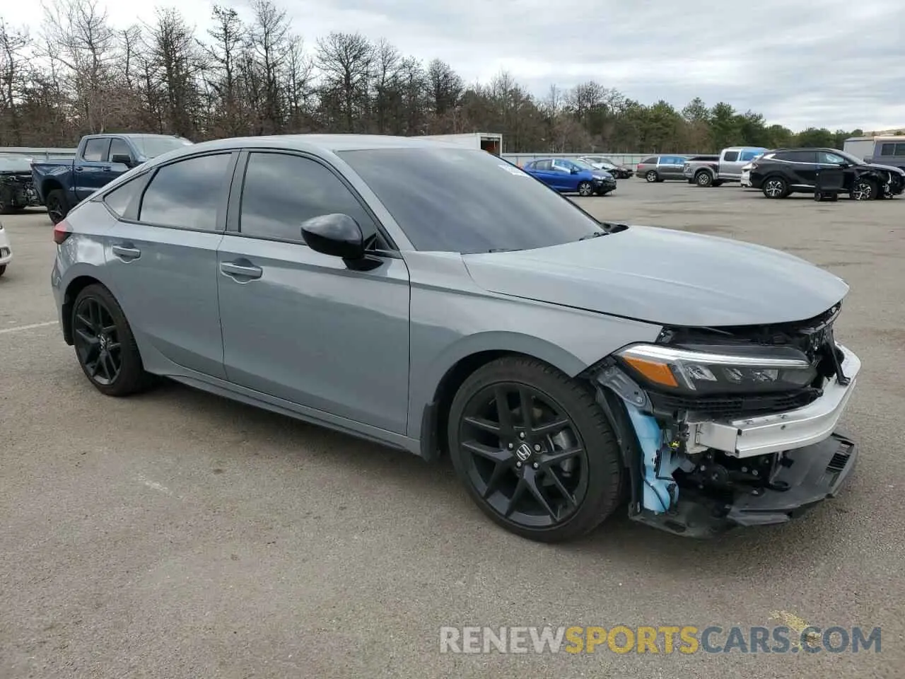 4 fotografías del automóvil dañado 19XFL2H87SE002720 HONDA CIVIC 2025
