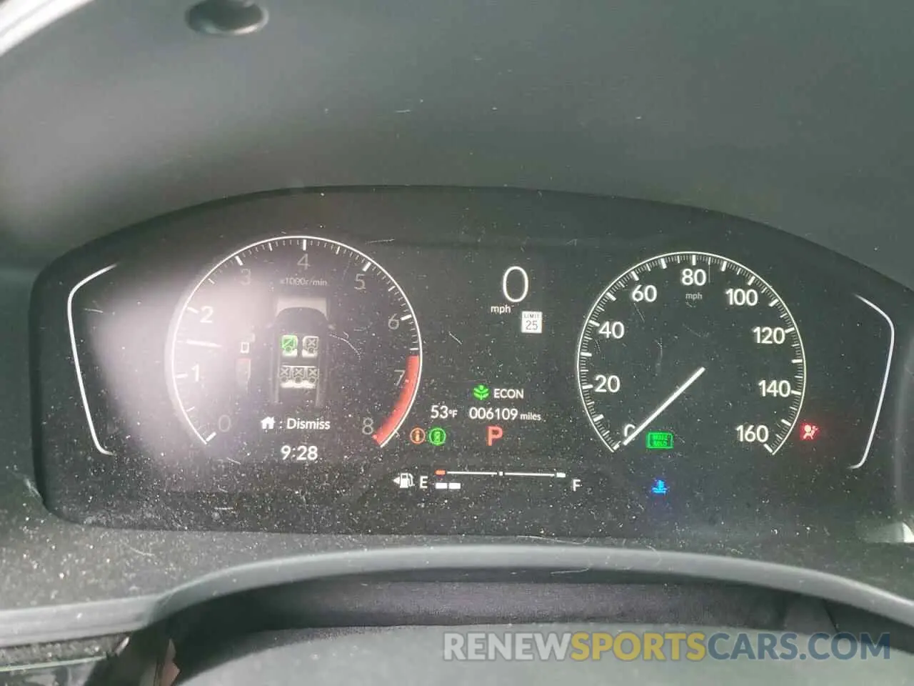 9 fotografías del automóvil dañado 19XFL2H87SE002720 HONDA CIVIC 2025