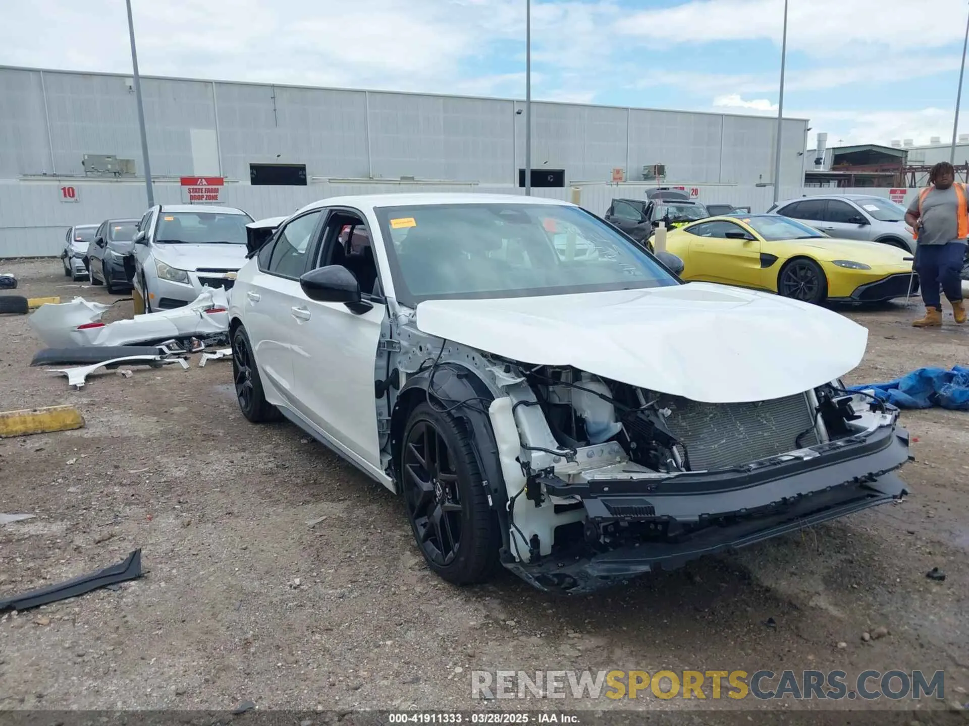 1 fotografías del automóvil dañado 19XFL2H88SE006758 HONDA CIVIC 2025