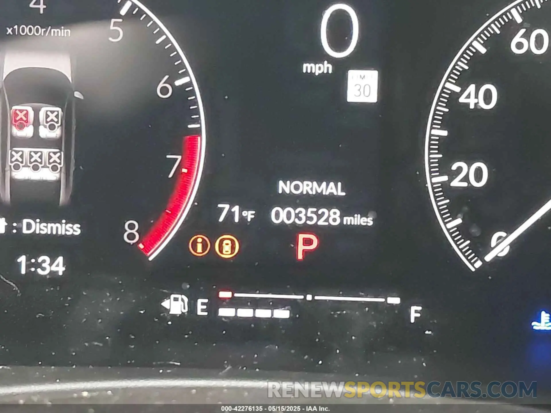 15 fotografías del automóvil dañado 19XFL2H88SE013967 HONDA CIVIC 2025