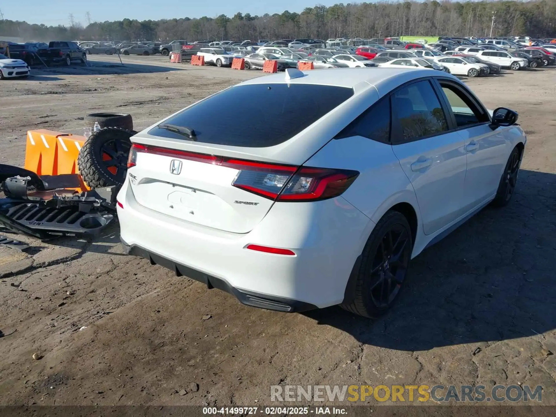 4 fotografías del automóvil dañado 19XFL2H89SE001990 HONDA CIVIC 2025