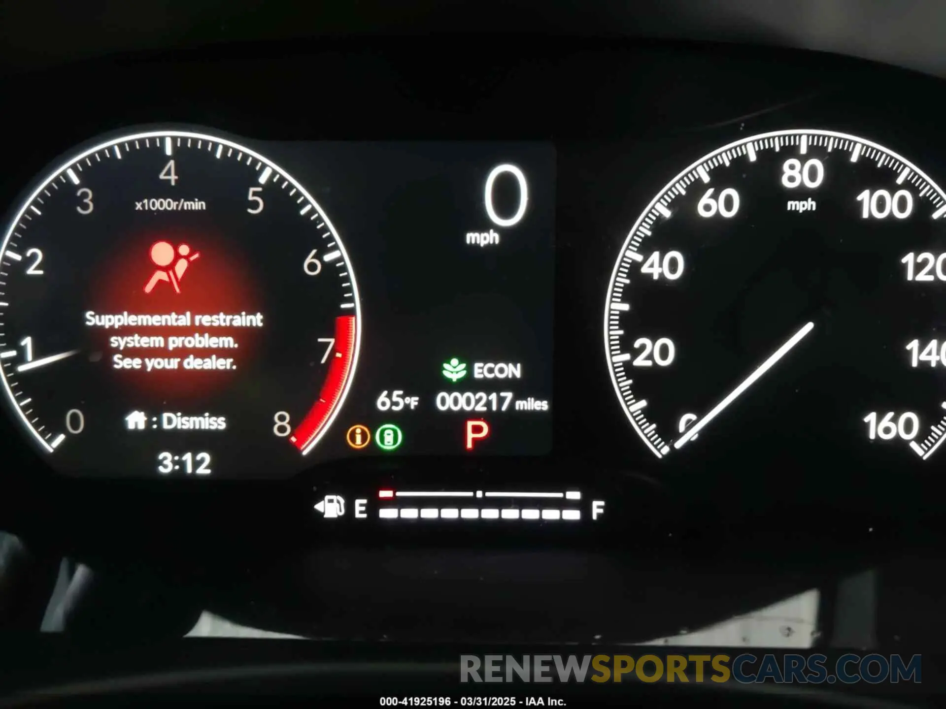 16 fotografías del automóvil dañado 19XFL2H8XSE020323 HONDA CIVIC 2025