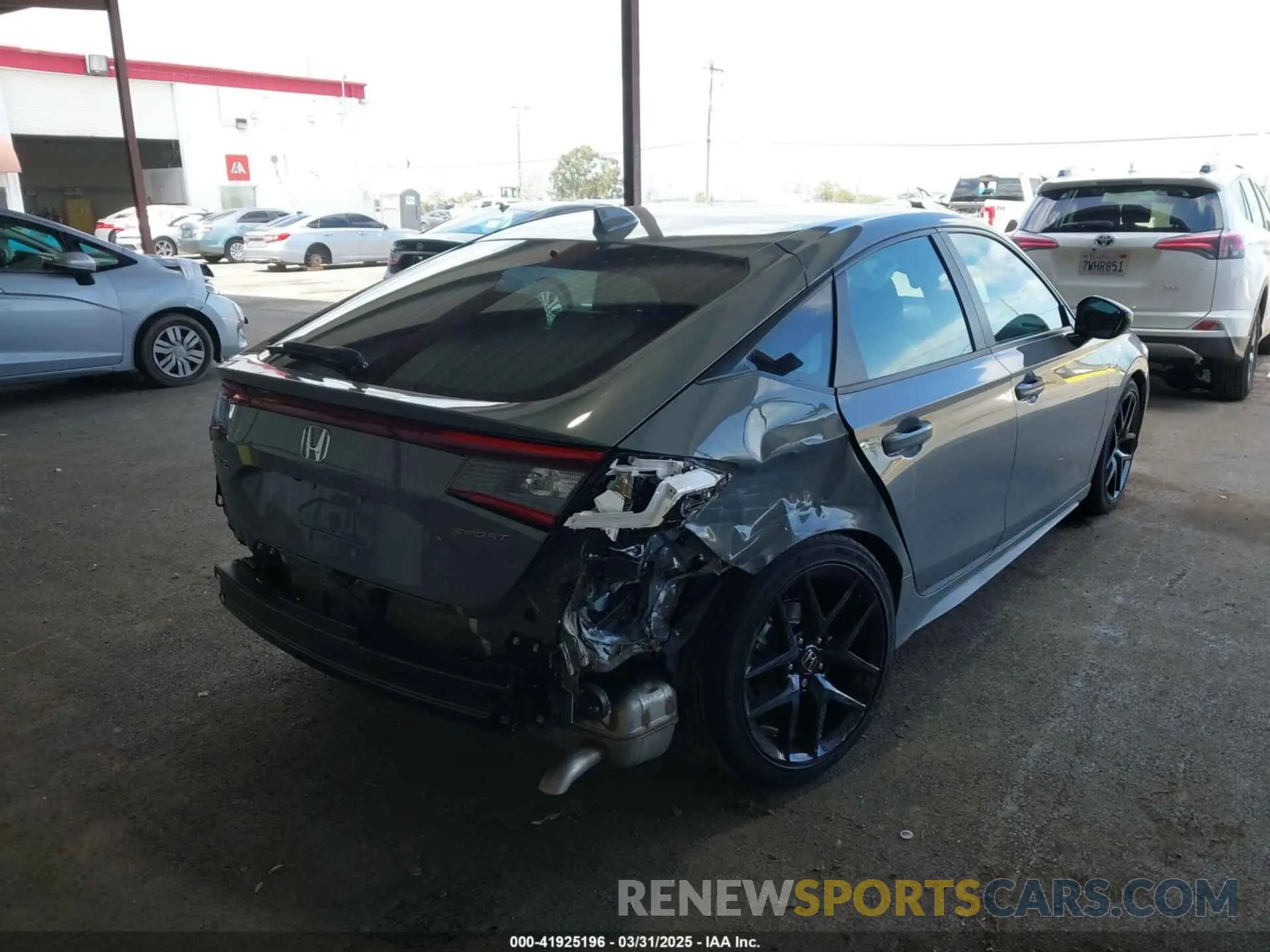 6 fotografías del automóvil dañado 19XFL2H8XSE020323 HONDA CIVIC 2025
