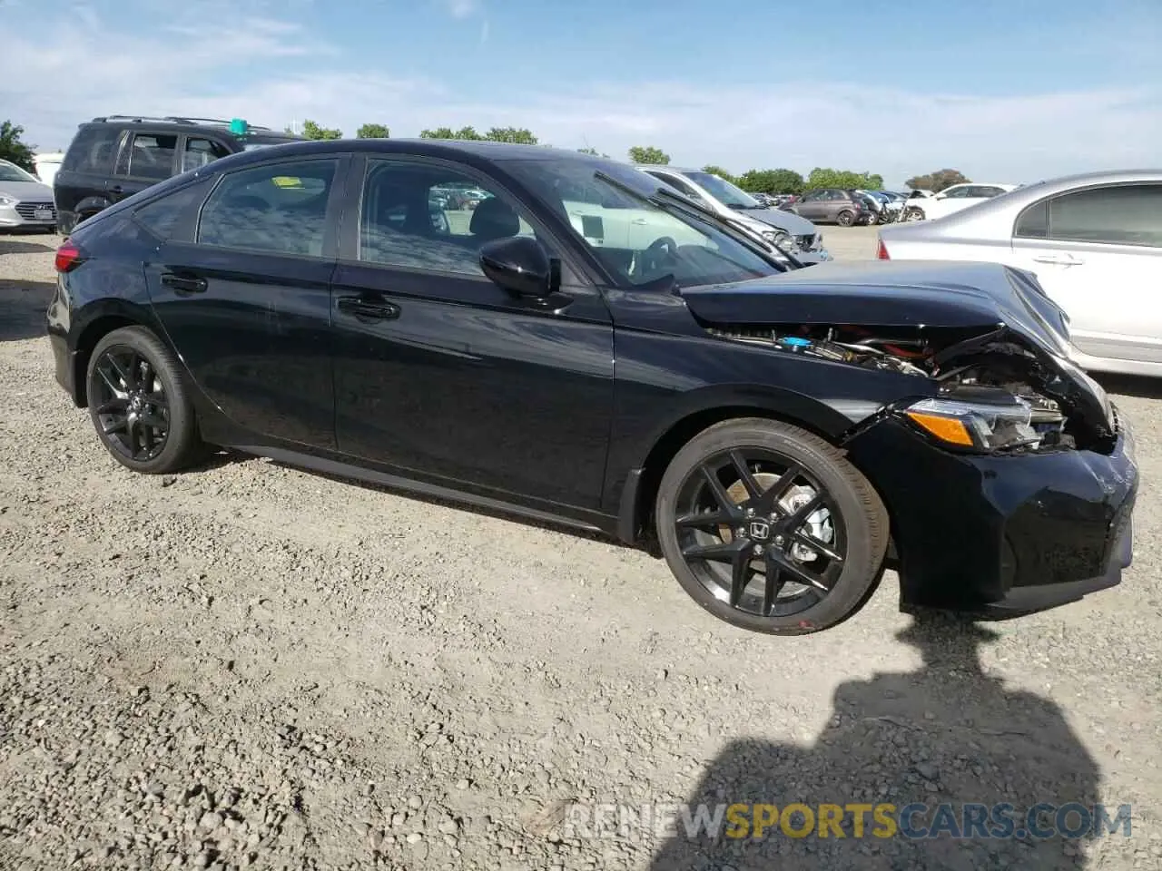 4 fotografías del automóvil dañado 19XFL4H87SE010389 HONDA CIVIC 2025
