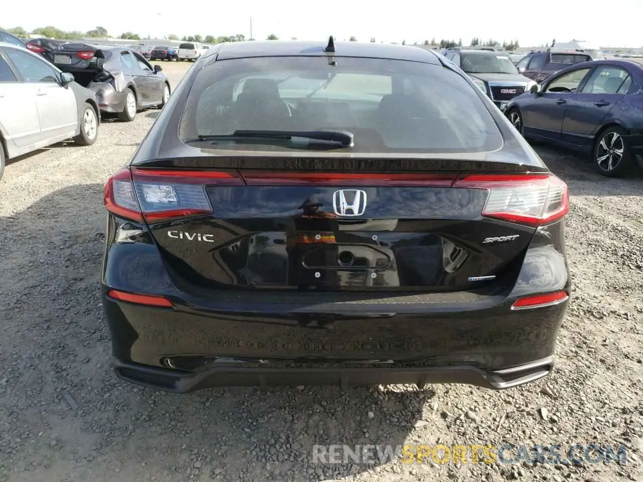 6 fotografías del automóvil dañado 19XFL4H87SE010389 HONDA CIVIC 2025