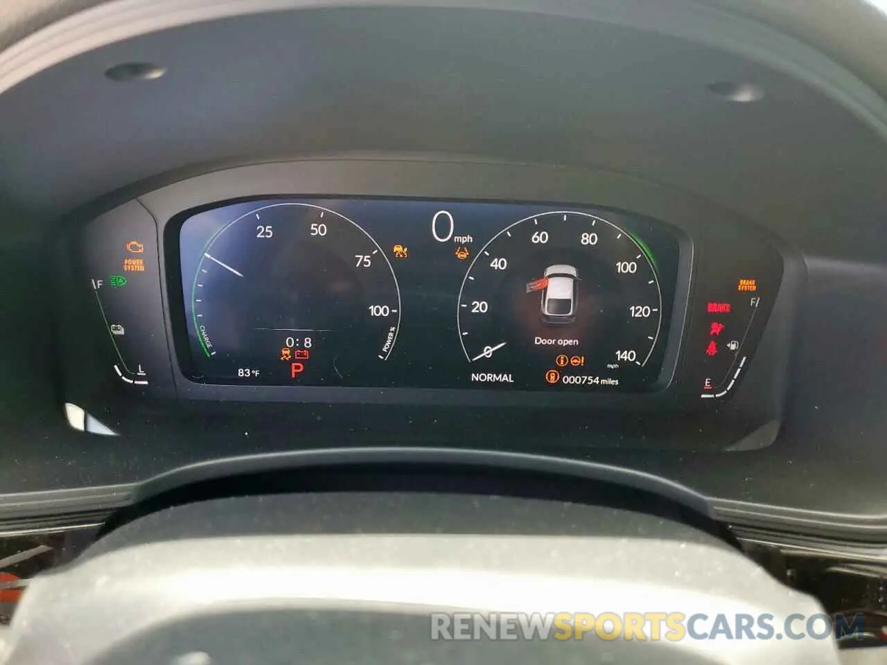9 fotografías del automóvil dañado 19XFL4H91SE007805 HONDA CIVIC 2025
