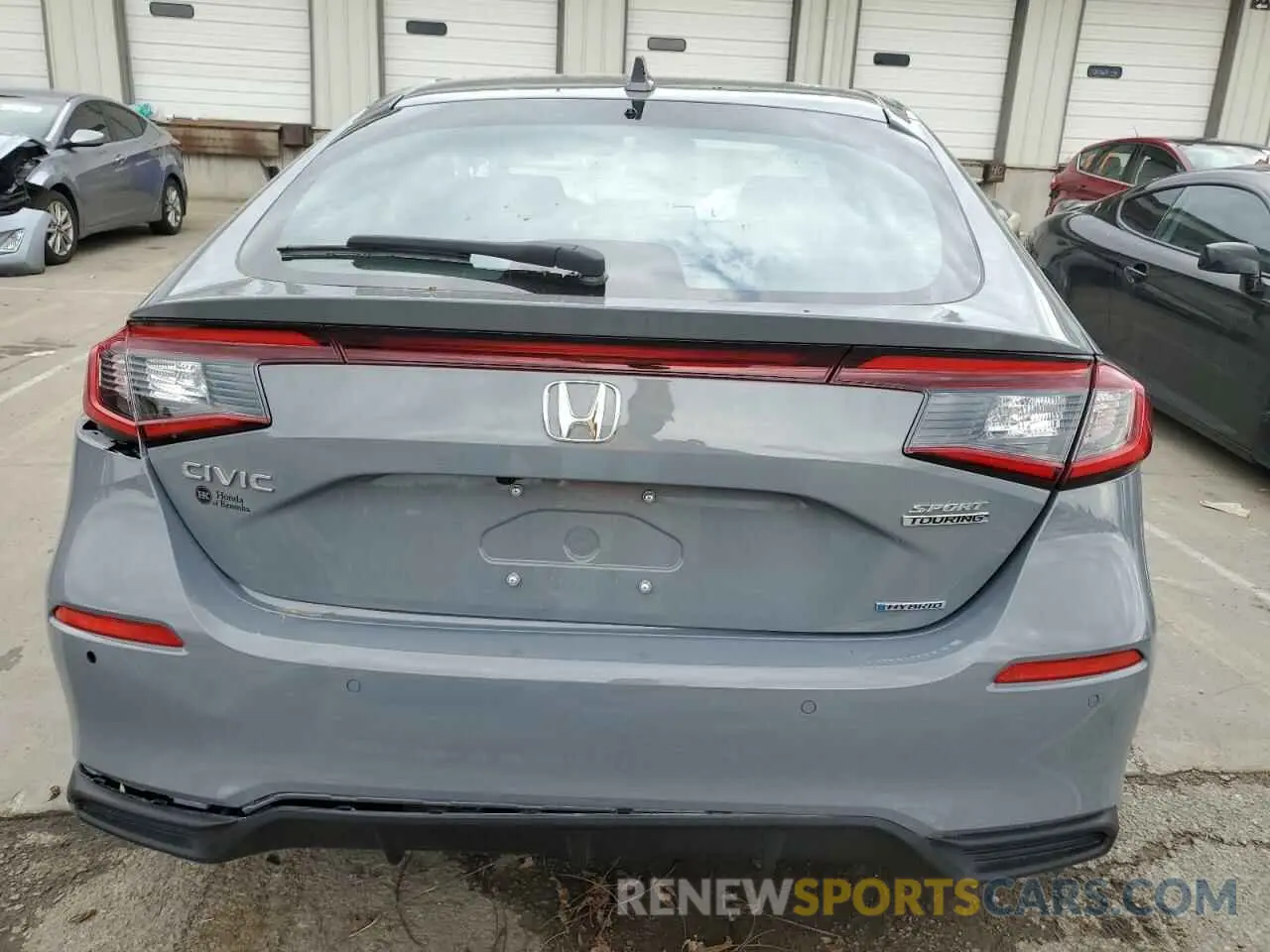 6 fotografías del automóvil dañado 19XFL4H95SE007631 HONDA CIVIC 2025