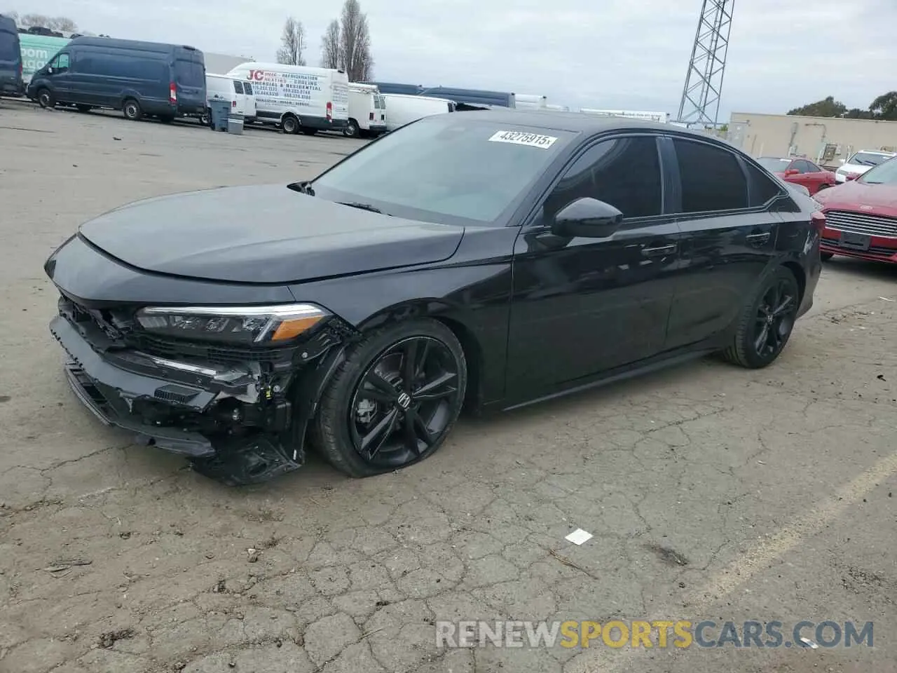 1 fotografías del automóvil dañado 2HGFE1E50SH473225 HONDA CIVIC 2025