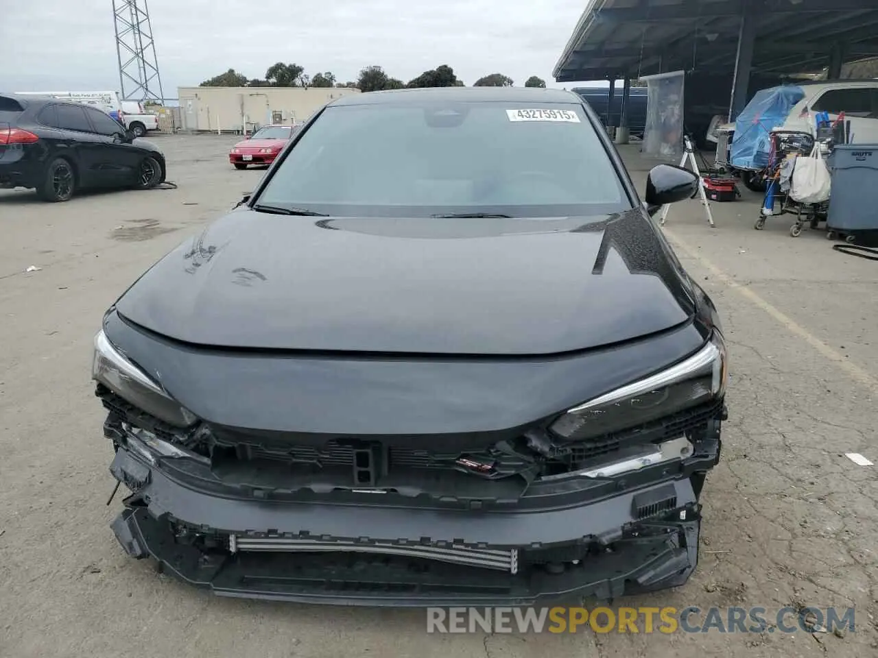 5 fotografías del automóvil dañado 2HGFE1E50SH473225 HONDA CIVIC 2025