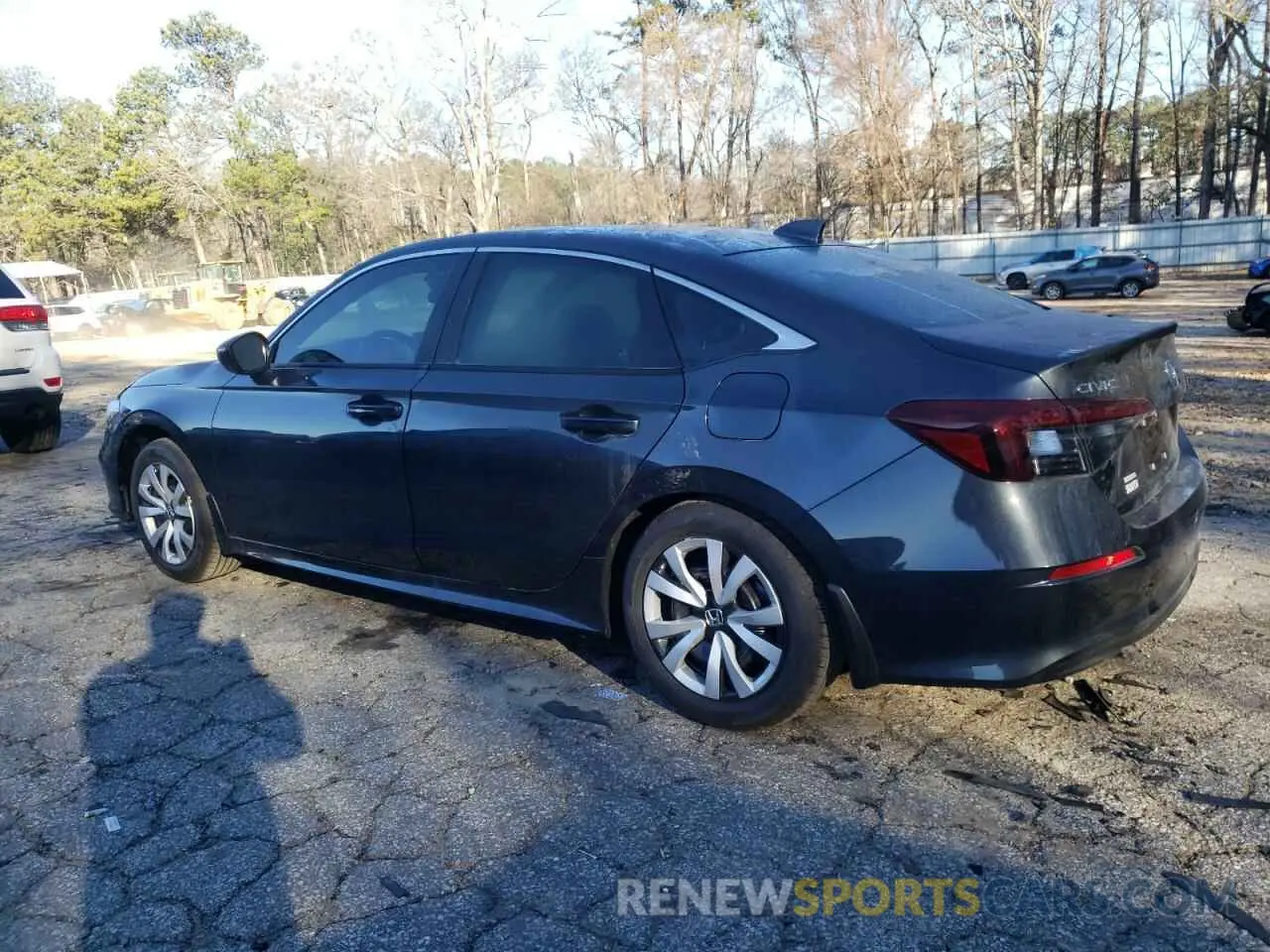 2 fotografías del automóvil dañado 2HGFE2F20SH552405 HONDA CIVIC 2025