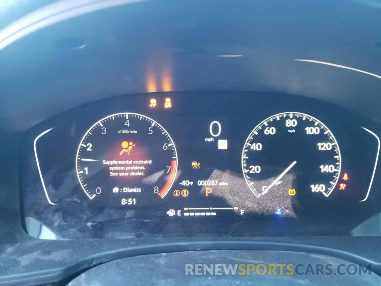 9 fotografías del automóvil dañado 2HGFE2F20SH552405 HONDA CIVIC 2025