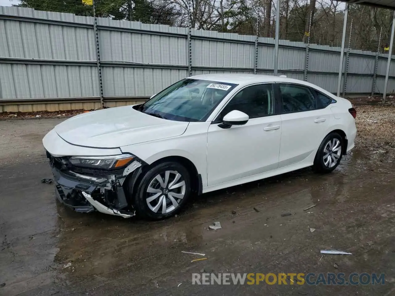 1 fotografías del automóvil dañado 2HGFE2F21SH517422 HONDA CIVIC 2025