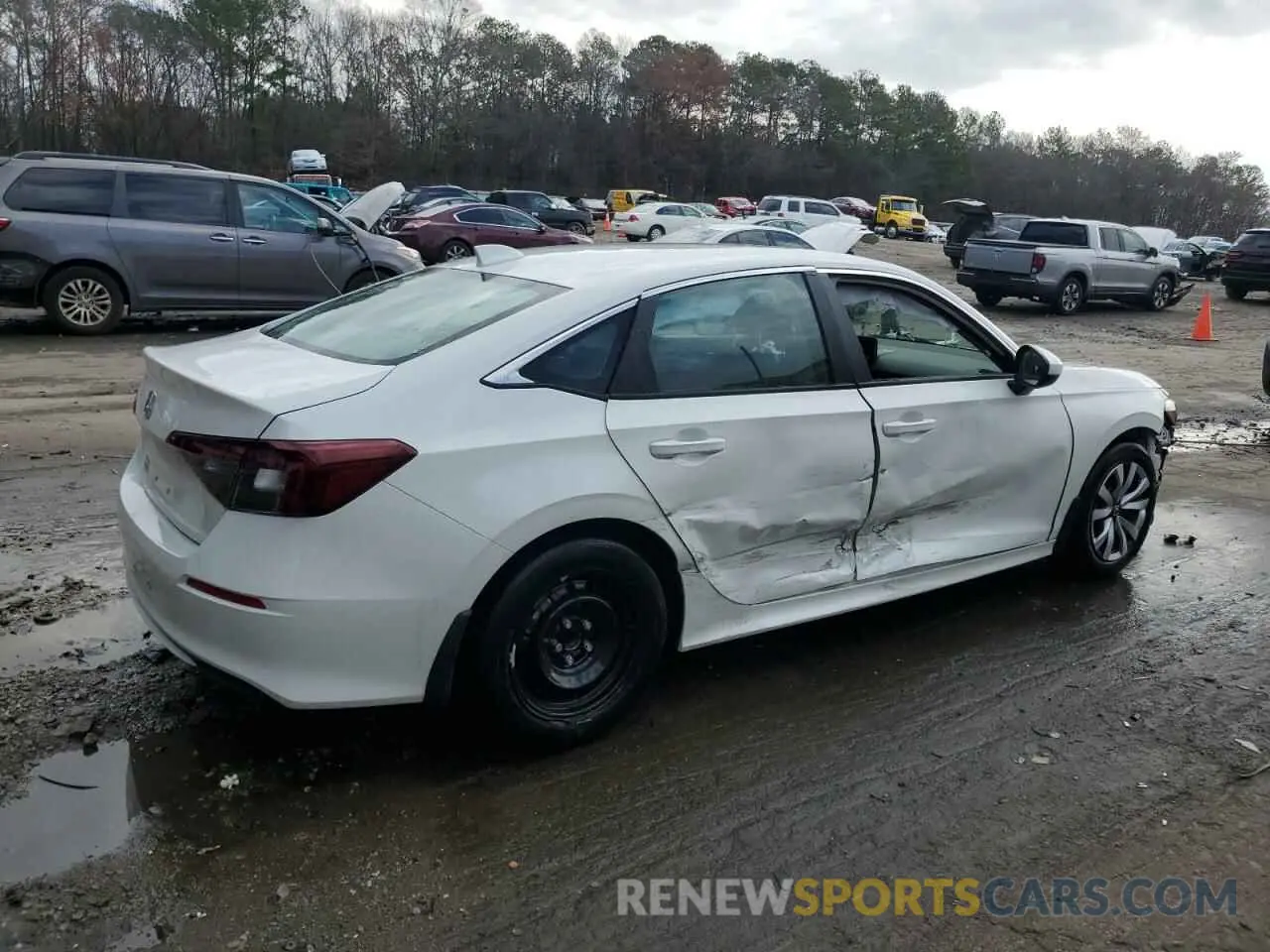 3 fotografías del automóvil dañado 2HGFE2F21SH517422 HONDA CIVIC 2025