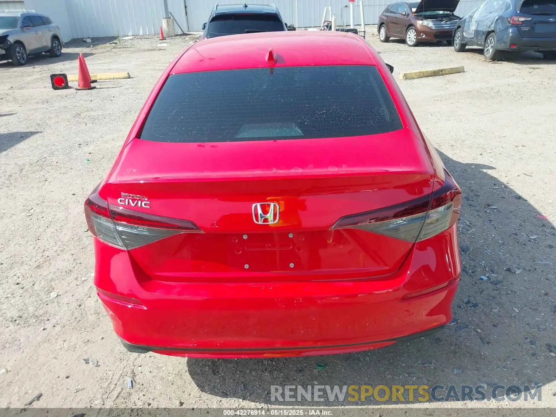 16 fotografías del automóvil dañado 2HGFE2F21SH553403 HONDA CIVIC 2025