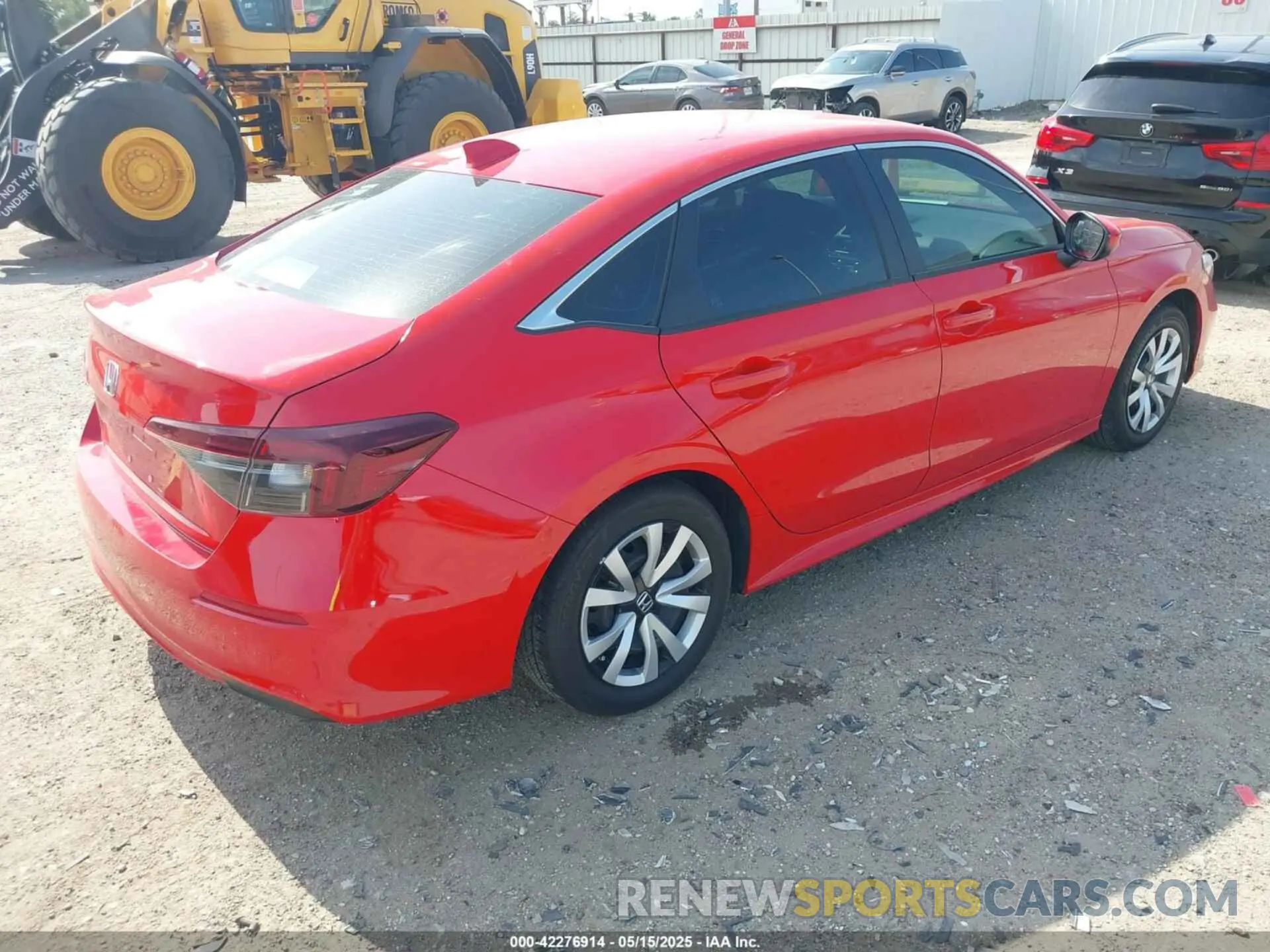4 fotografías del automóvil dañado 2HGFE2F21SH553403 HONDA CIVIC 2025
