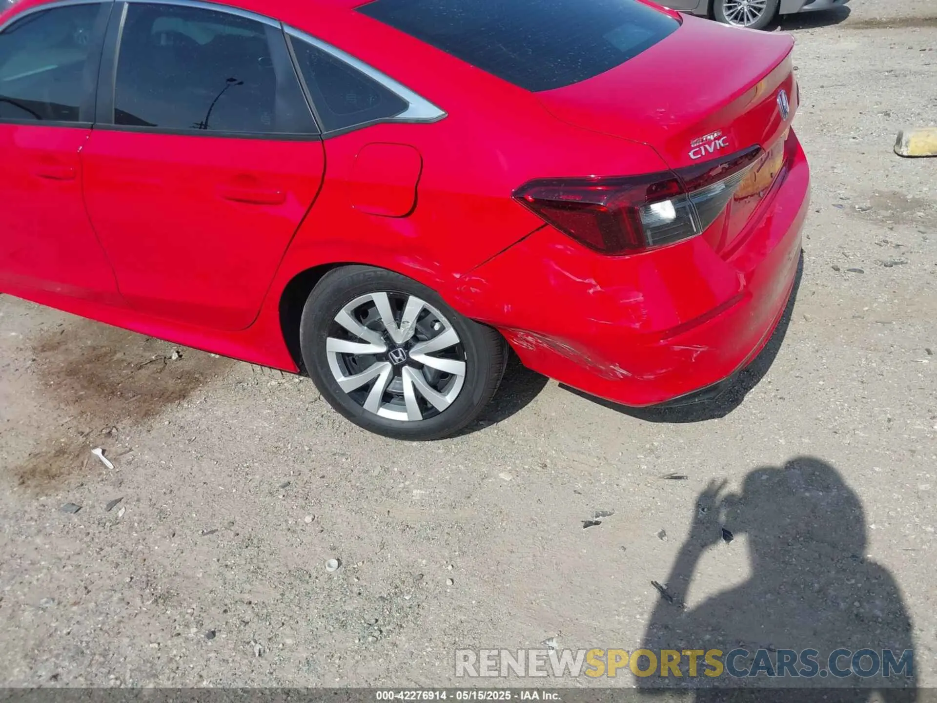 6 fotografías del automóvil dañado 2HGFE2F21SH553403 HONDA CIVIC 2025