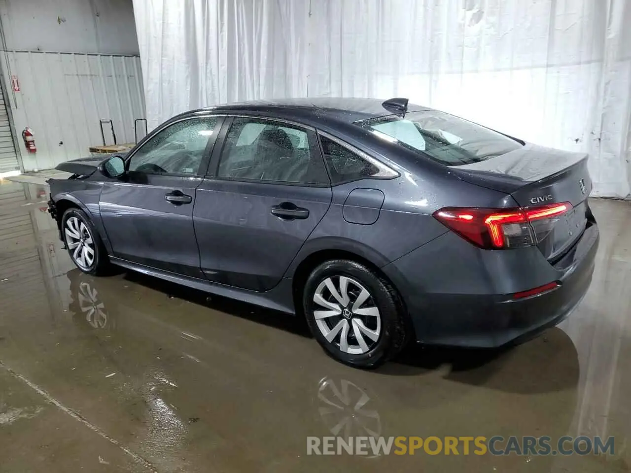 2 fotografías del automóvil dañado 2HGFE2F21SH596963 HONDA CIVIC 2025