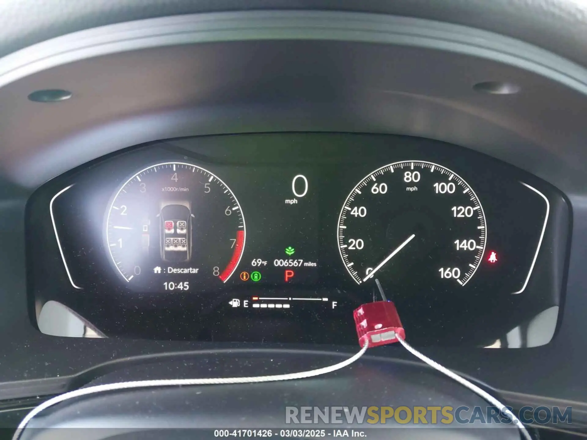 7 fotografías del automóvil dañado 2HGFE2F22SH541762 HONDA CIVIC 2025