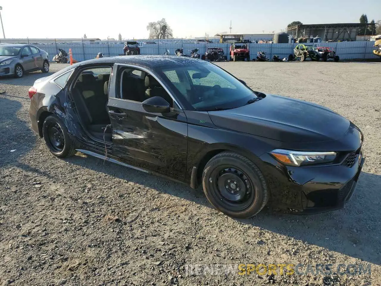 4 fotografías del automóvil dañado 2HGFE2F24SH540306 HONDA CIVIC 2025