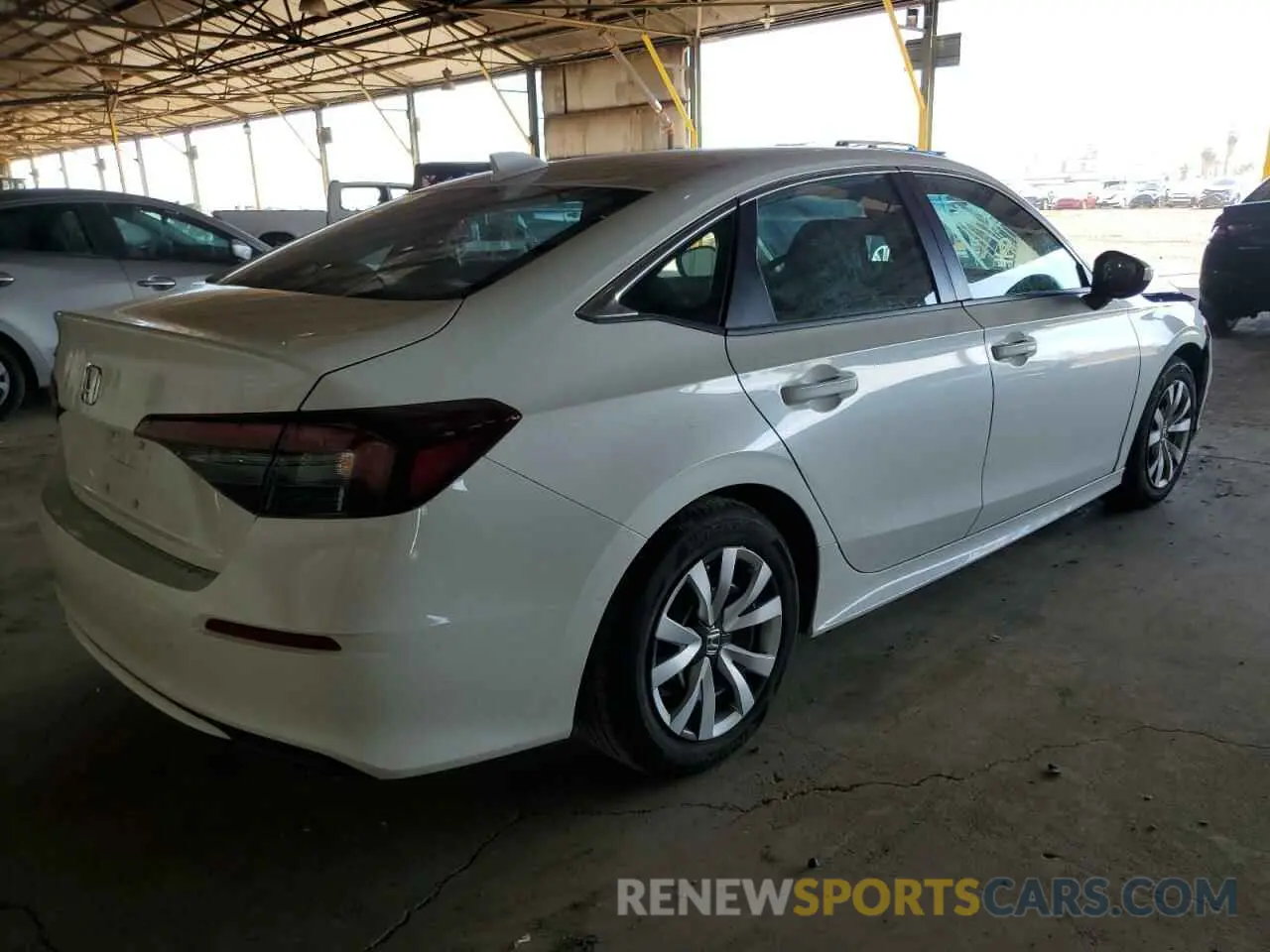3 fotografías del automóvil dañado 2HGFE2F24SH556375 HONDA CIVIC 2025