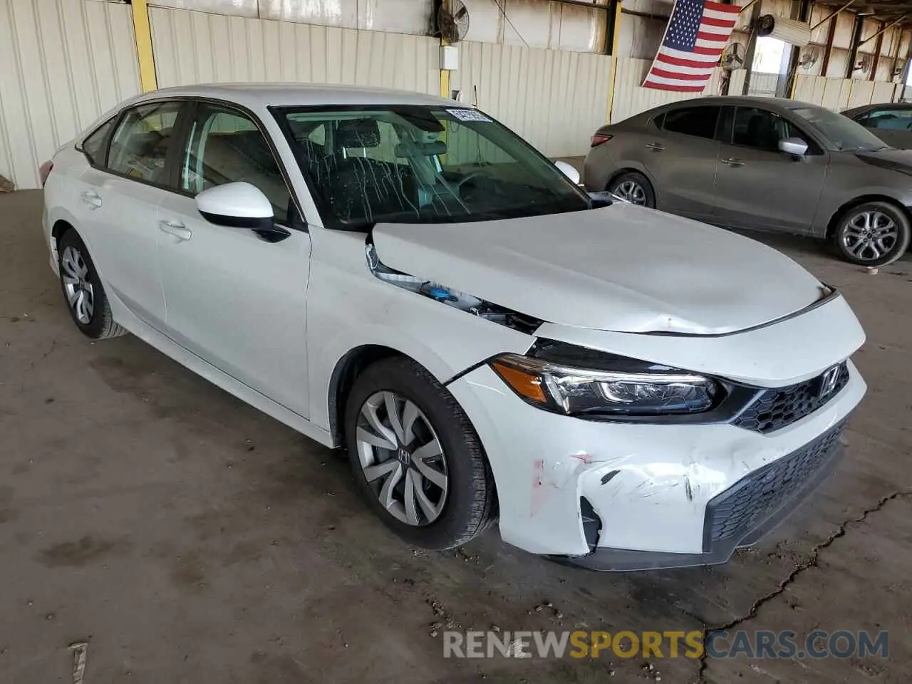 4 fotografías del automóvil dañado 2HGFE2F24SH556375 HONDA CIVIC 2025