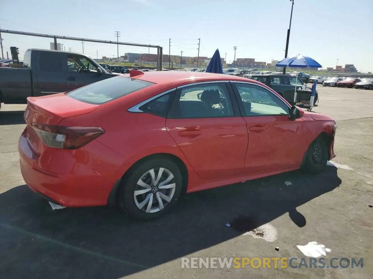 3 fotografías del automóvil dañado 2HGFE2F25SH519545 HONDA CIVIC 2025