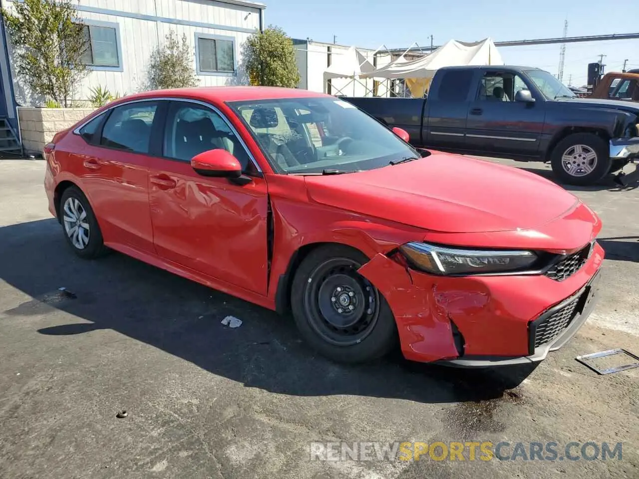 4 fotografías del automóvil dañado 2HGFE2F25SH519545 HONDA CIVIC 2025