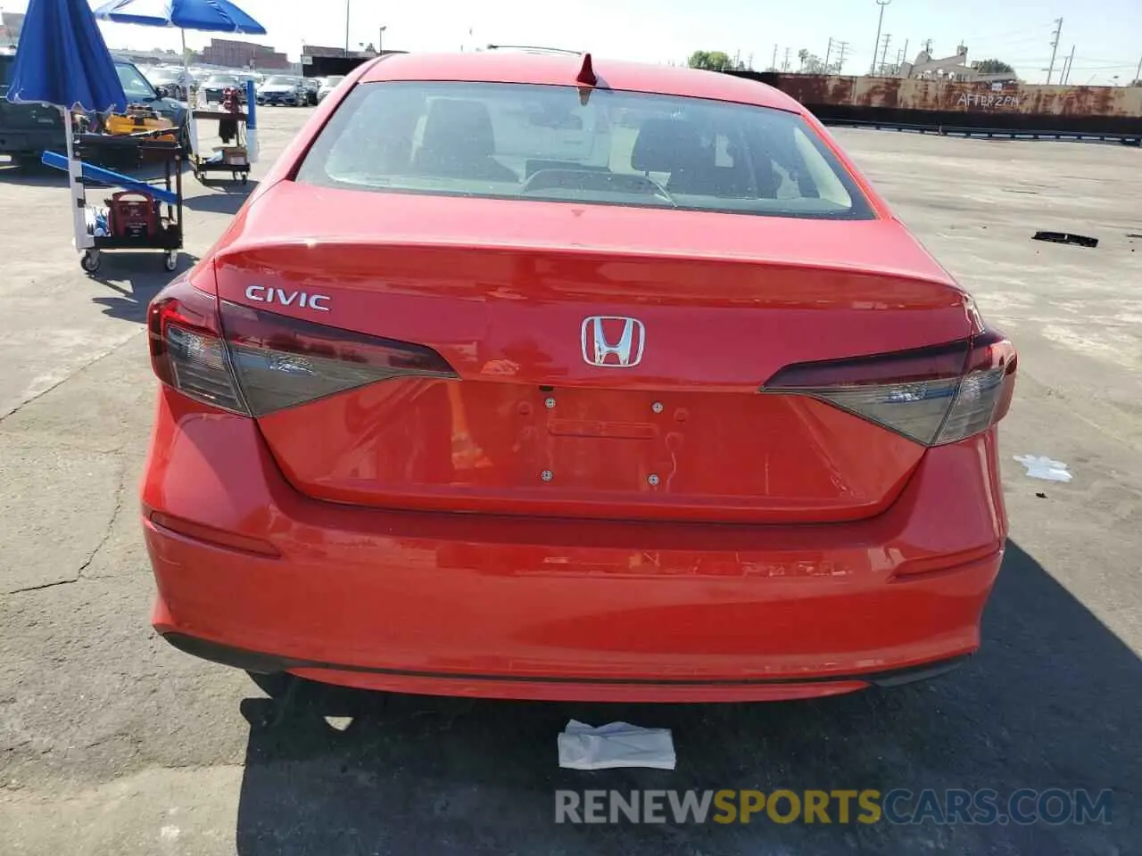 6 fotografías del automóvil dañado 2HGFE2F25SH519545 HONDA CIVIC 2025