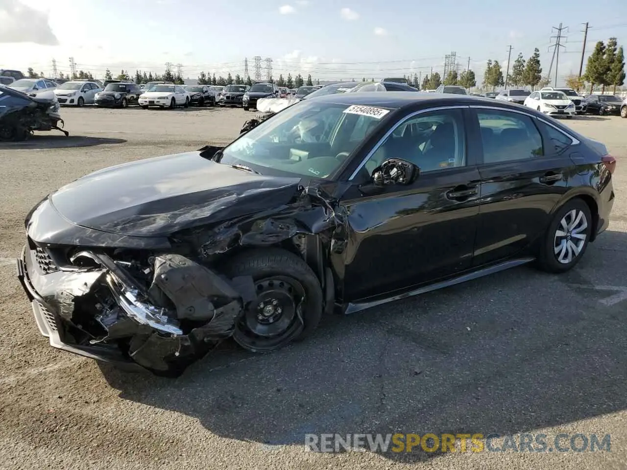 1 fotografías del automóvil dañado 2HGFE2F25SH533493 HONDA CIVIC 2025