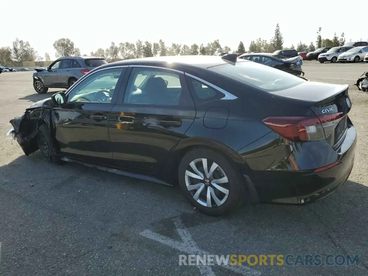 2 fotografías del automóvil dañado 2HGFE2F25SH533493 HONDA CIVIC 2025