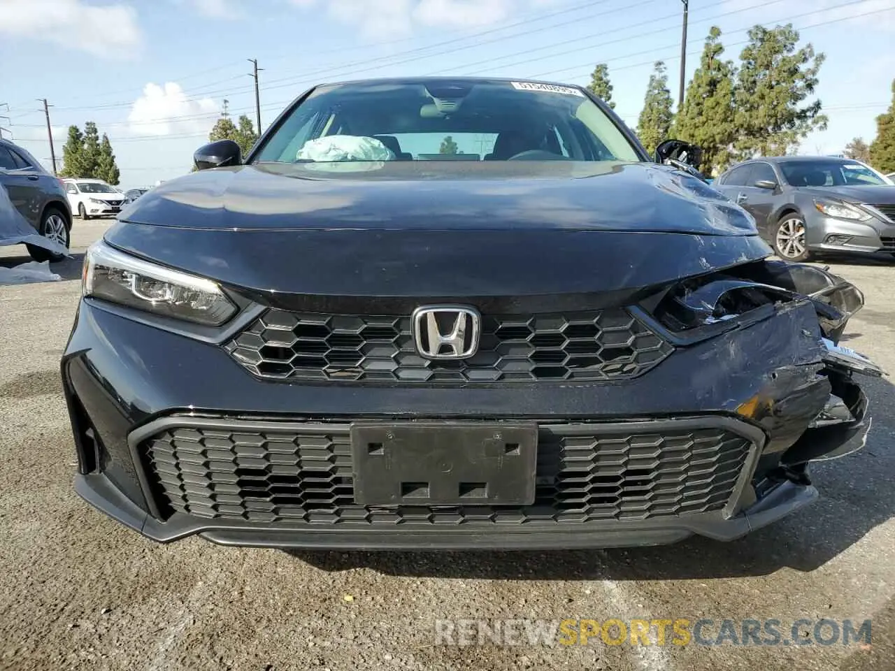 5 fotografías del automóvil dañado 2HGFE2F25SH533493 HONDA CIVIC 2025
