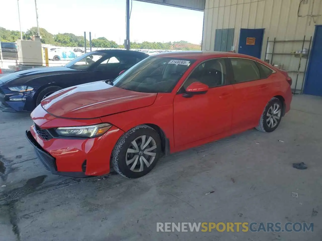 1 fotografías del automóvil dañado 2HGFE2F25SH539858 HONDA CIVIC 2025