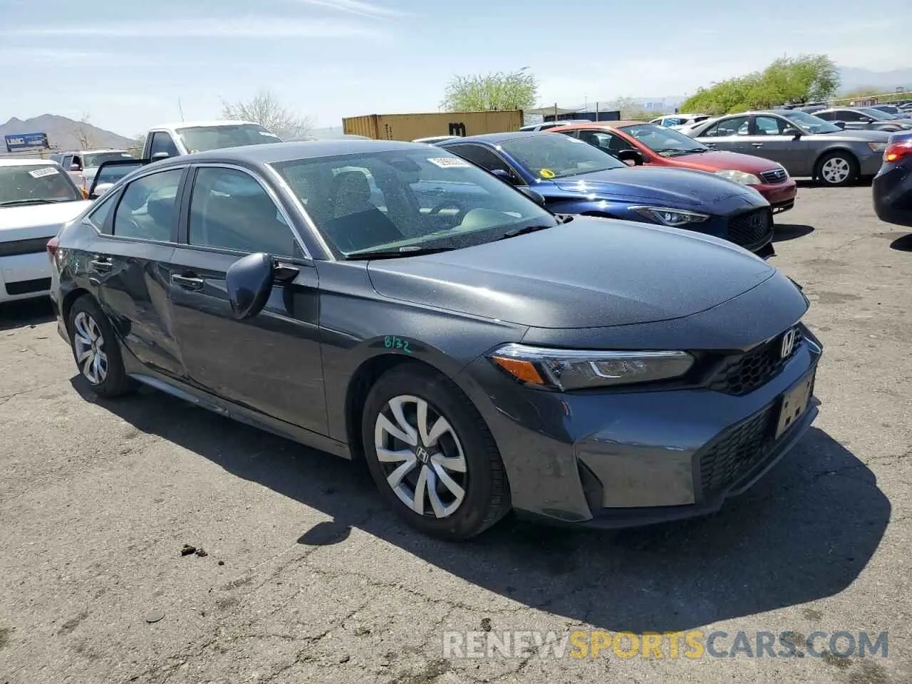 4 fotografías del automóvil dañado 2HGFE2F26SH517187 HONDA CIVIC 2025