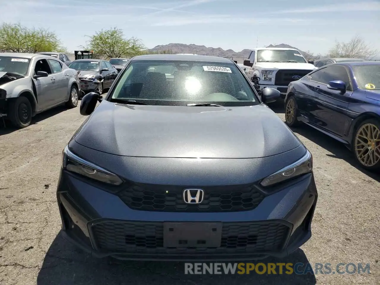 5 fotografías del automóvil dañado 2HGFE2F26SH517187 HONDA CIVIC 2025